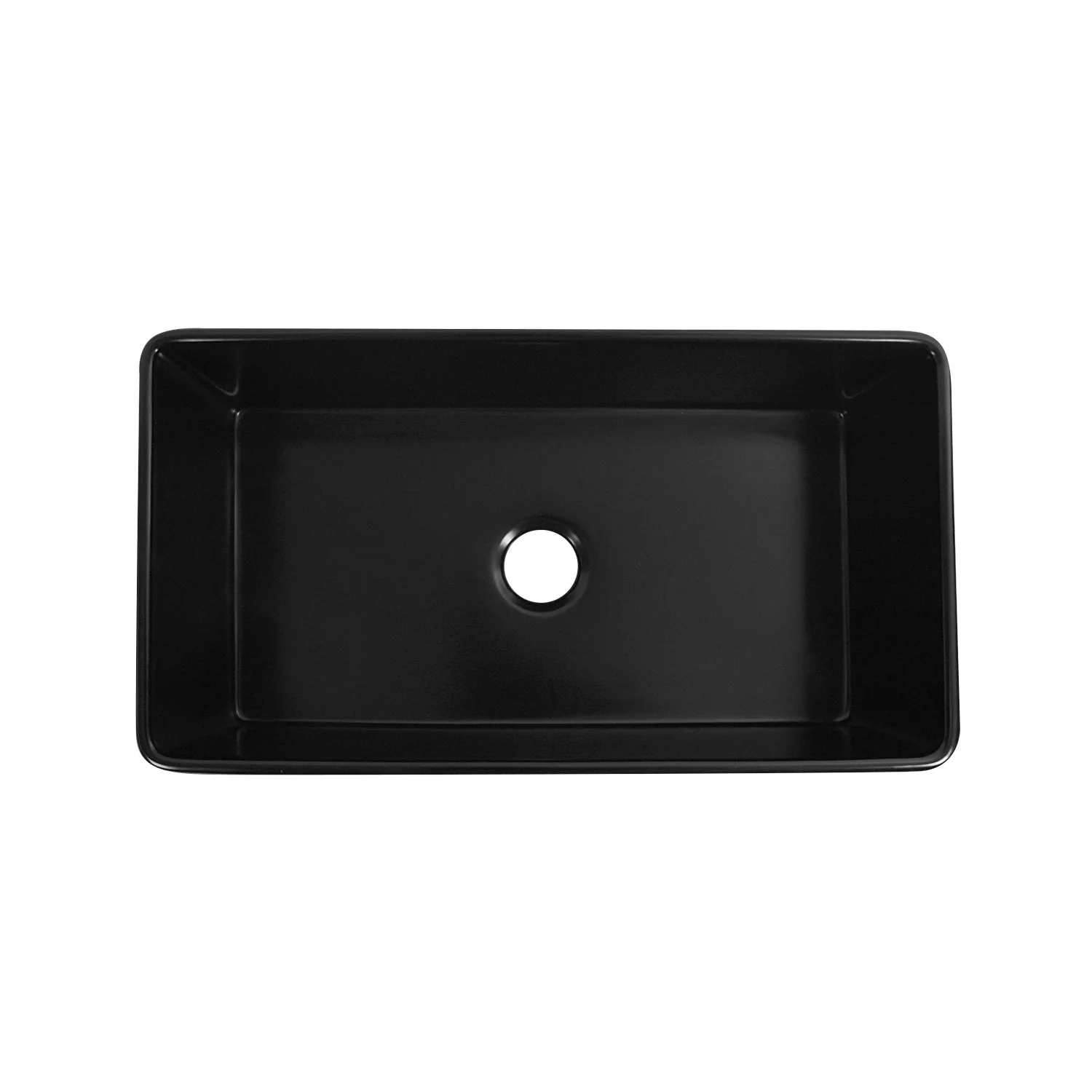 SOLSTICE 33" L x 18" W Rectangular Farmhouse Kitchen Sink, Seamless - Image 9