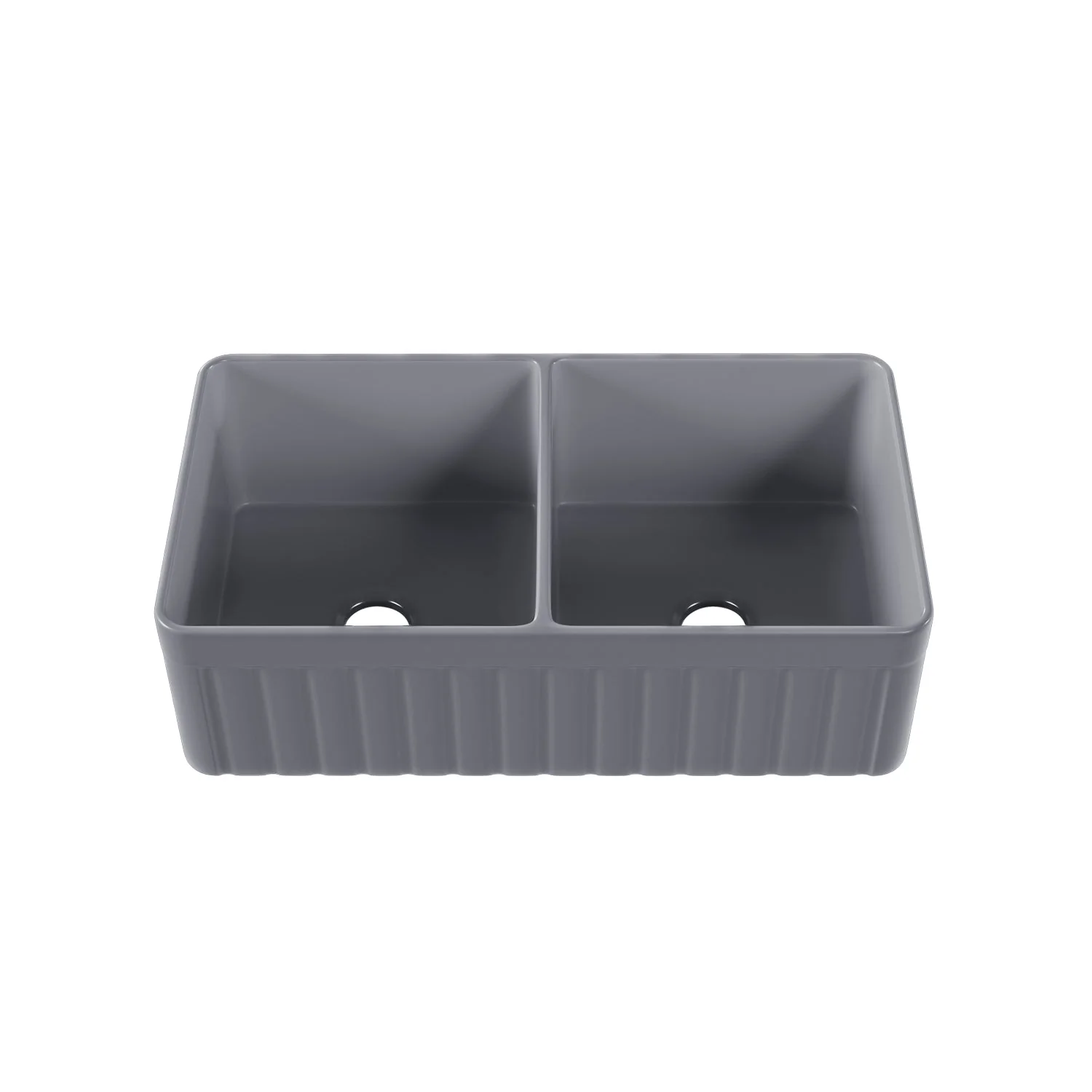 DeerValley DV-1K503 Farmhouse Kitchen Sinks Deep Dual Bowl Chip Resistant - Image 14