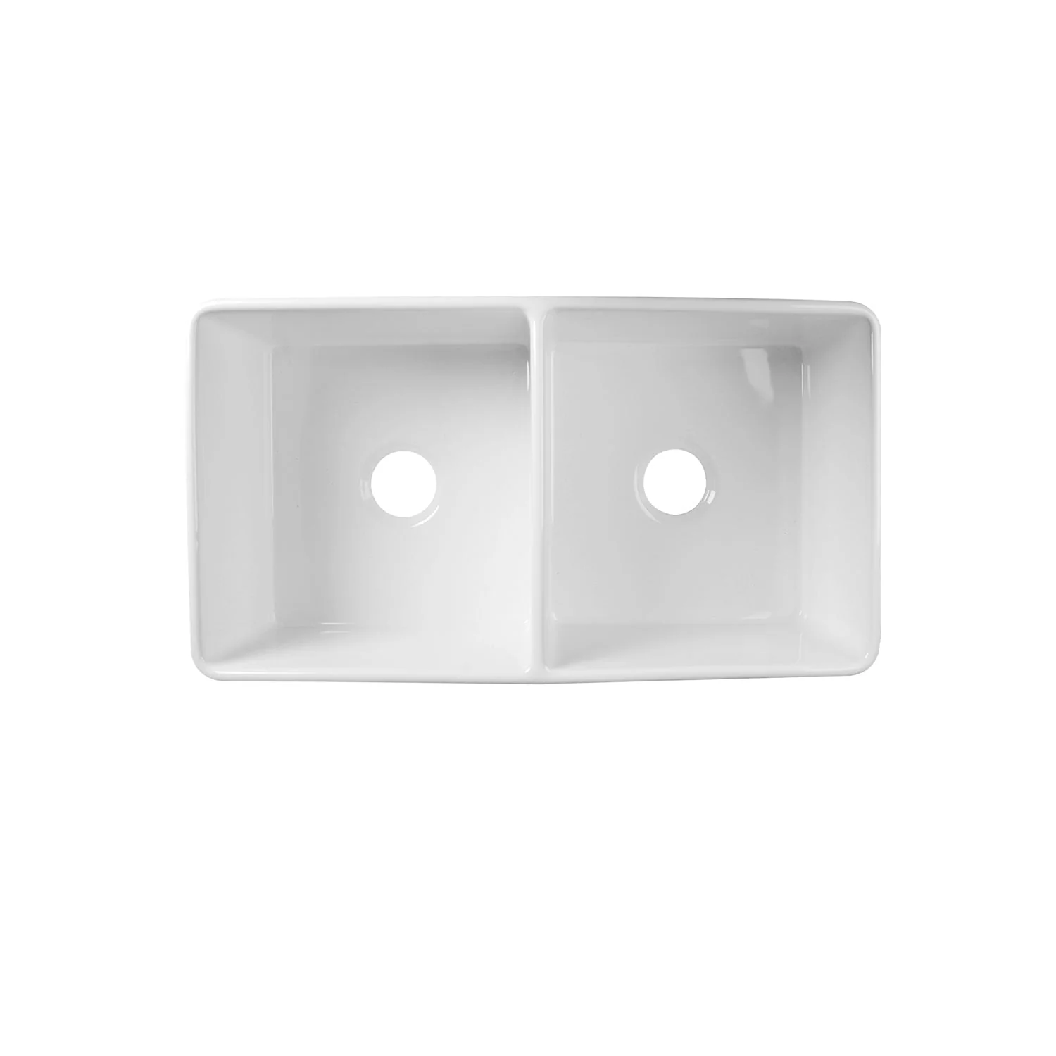 DeerValley DV-1K503 Farmhouse Kitchen Sinks Deep Dual Bowl Chip Resistant - Image 6