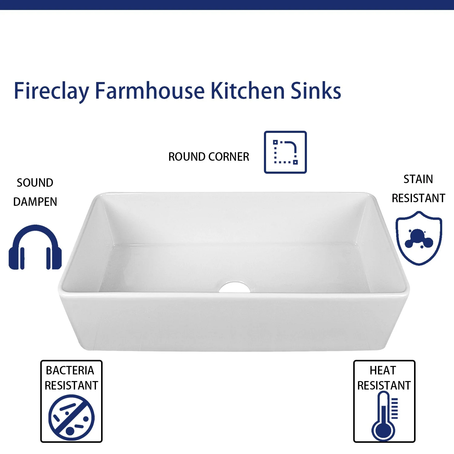 DeerValley DV-1K505 Farmhouse Kitchen Sinks Scratch Resistant Large Single Bowl - Image 13