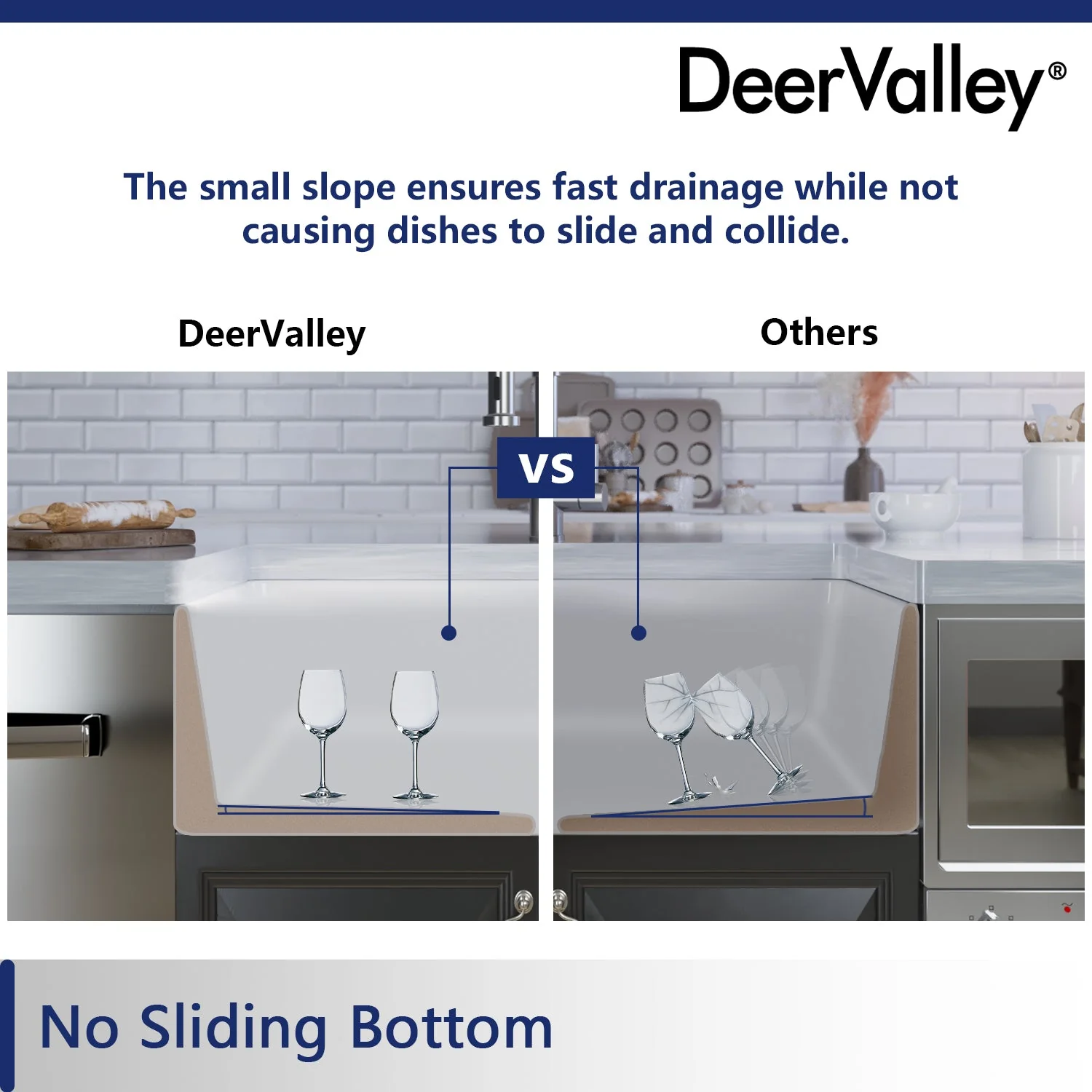 DeerValley DV-1K505 Farmhouse Kitchen Sinks Scratch Resistant Large Single Bowl - Image 16