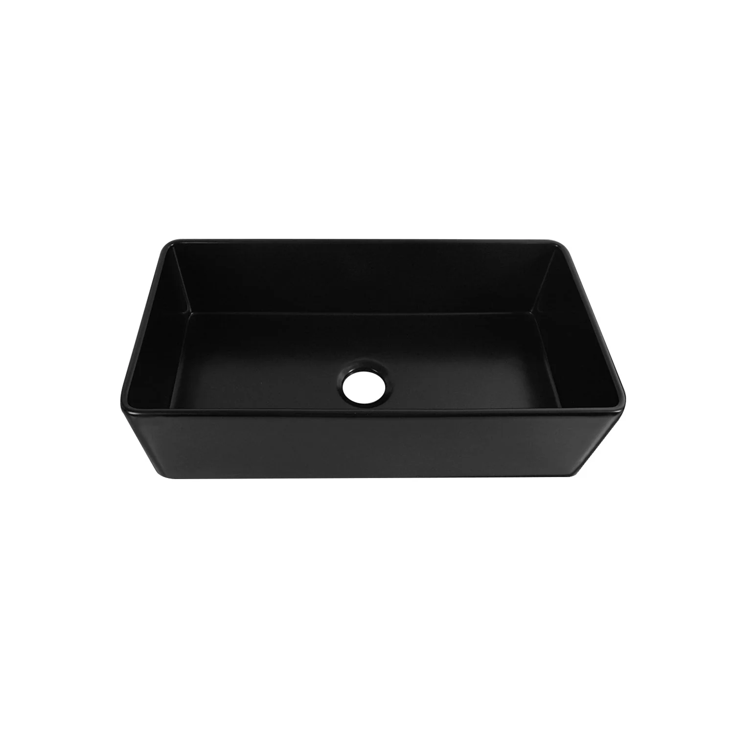 DeerValley DV-1K0015 Farmhouse Kitchen Sinks 36-Inch Fireclay Deep Bowl - Image 4