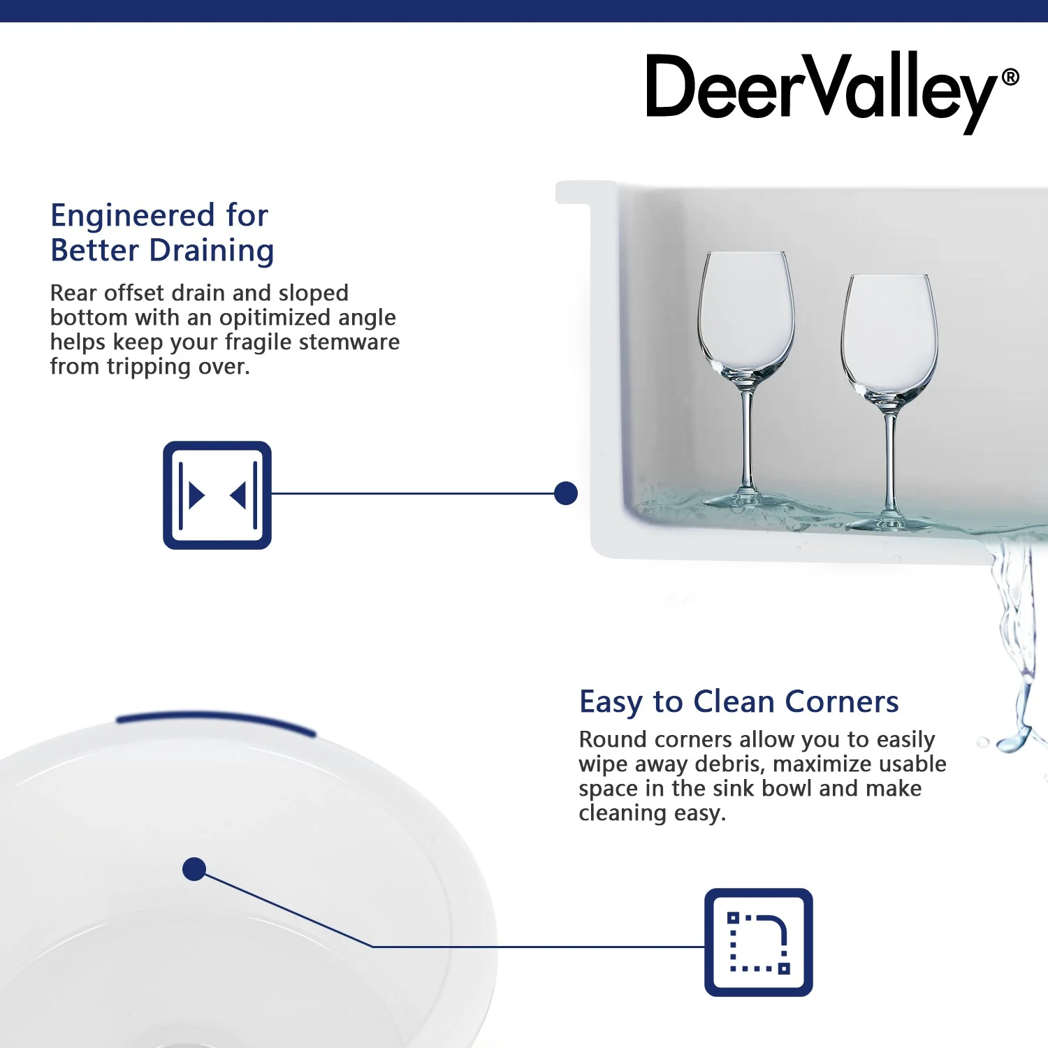 DeerValley DV-1K506 Undermount Kitchen Sink – Scratch Resistant & Durable - Image 14