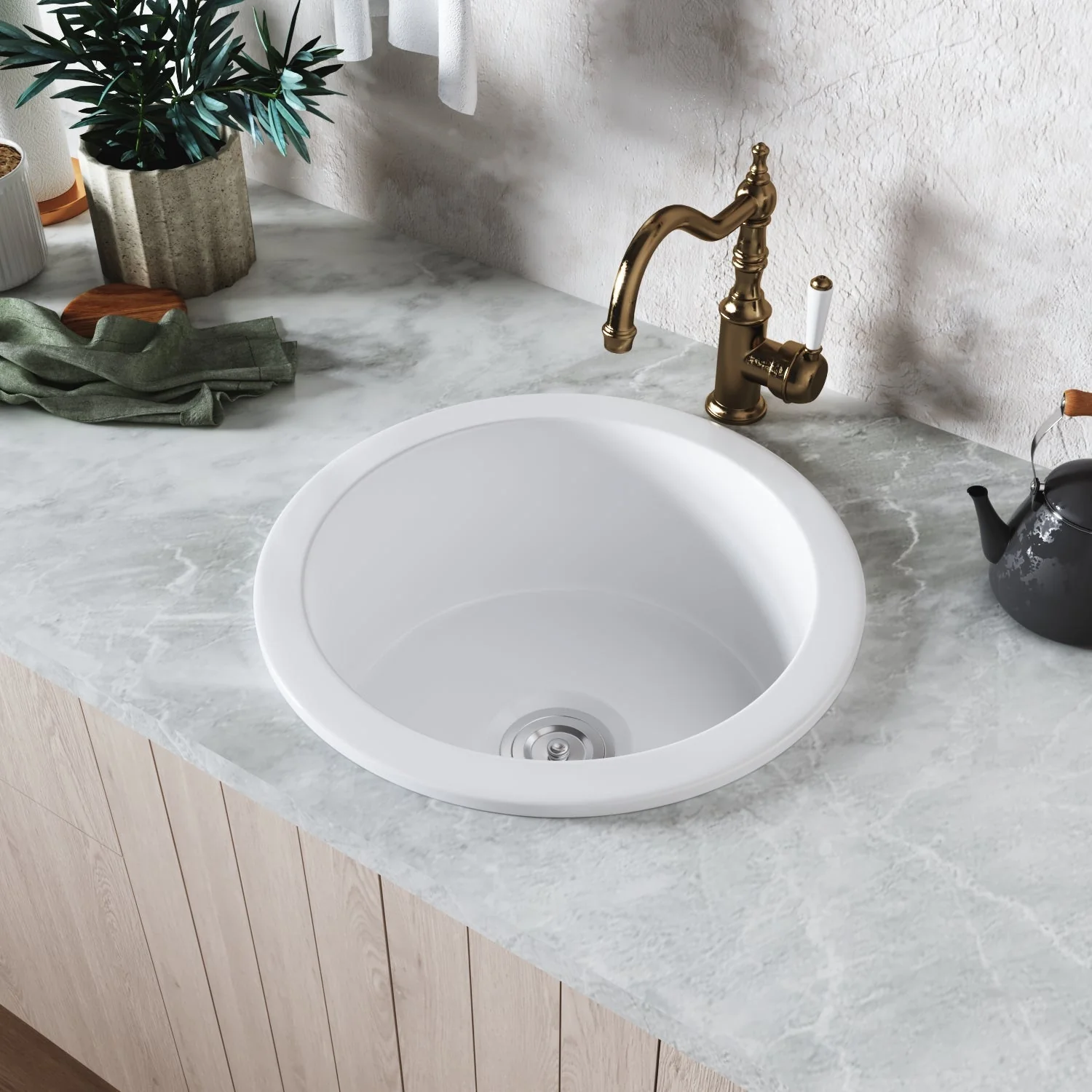 DeerValley DV-1K506 Undermount Kitchen Sink – Scratch Resistant & Durable - Image 4