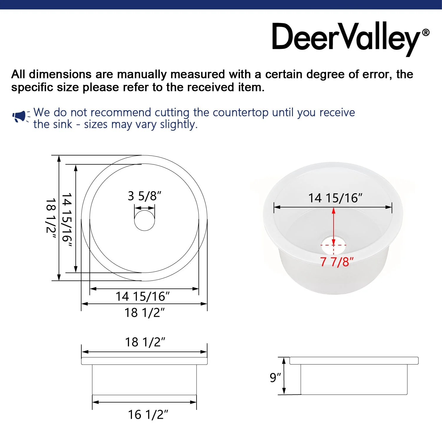 DeerValley DV-1K506 Undermount Kitchen Sink – Scratch Resistant & Durable - Image 6
