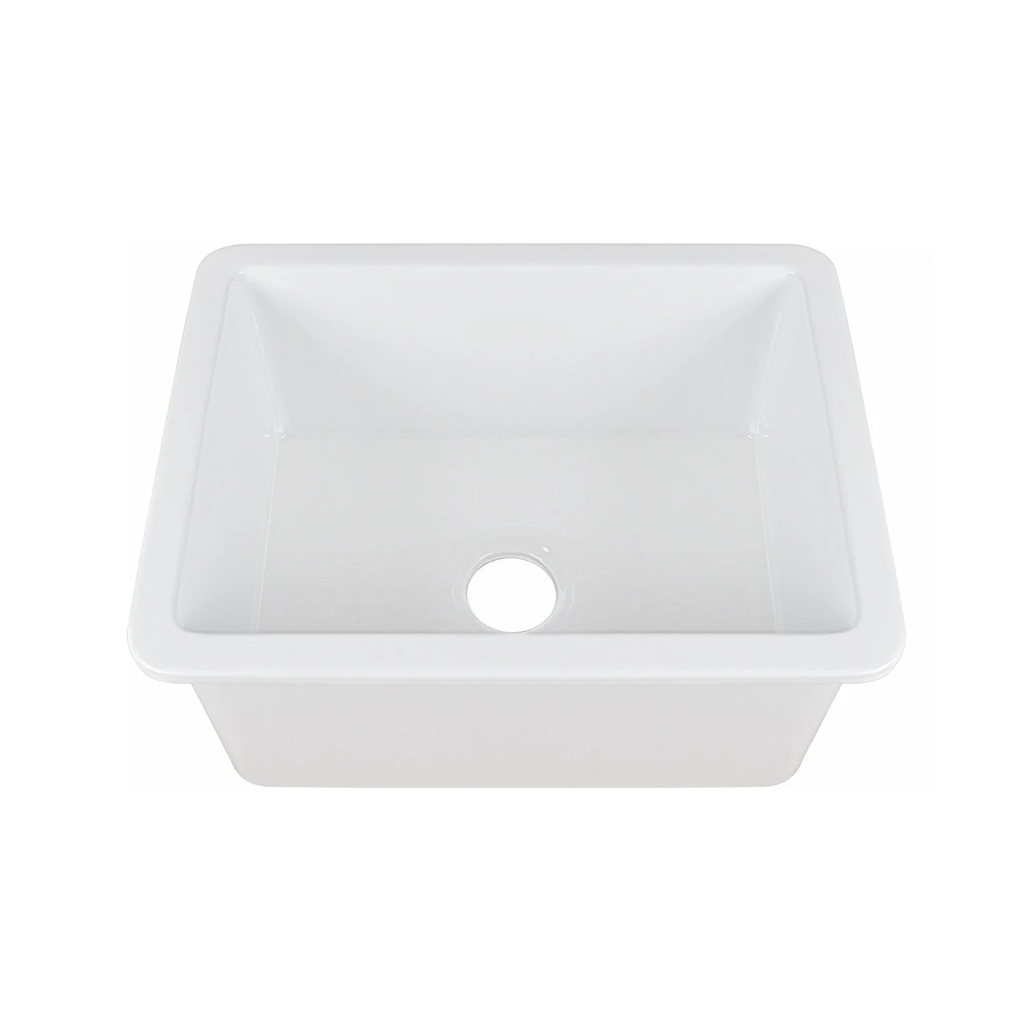 DeerValley DV-1K515 Undermount Kitchen Sinks Fireclay Quiet Drainage Design - Image 9