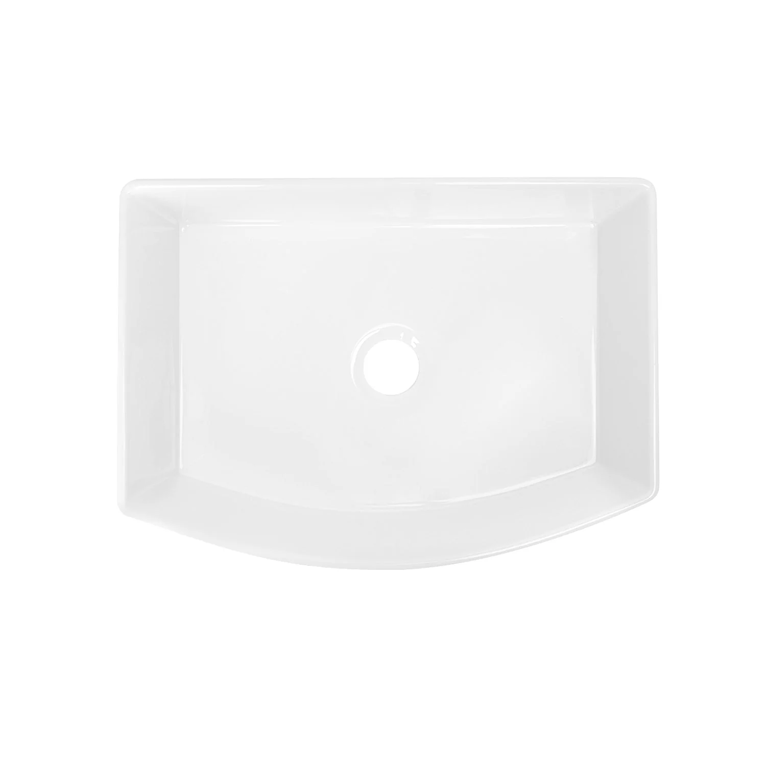 DeerValley DV-1K516 Farmhouse Kitchen Sinks Ergonomic 33" Fireclay 2200°F 3.5" Drain - Image 13