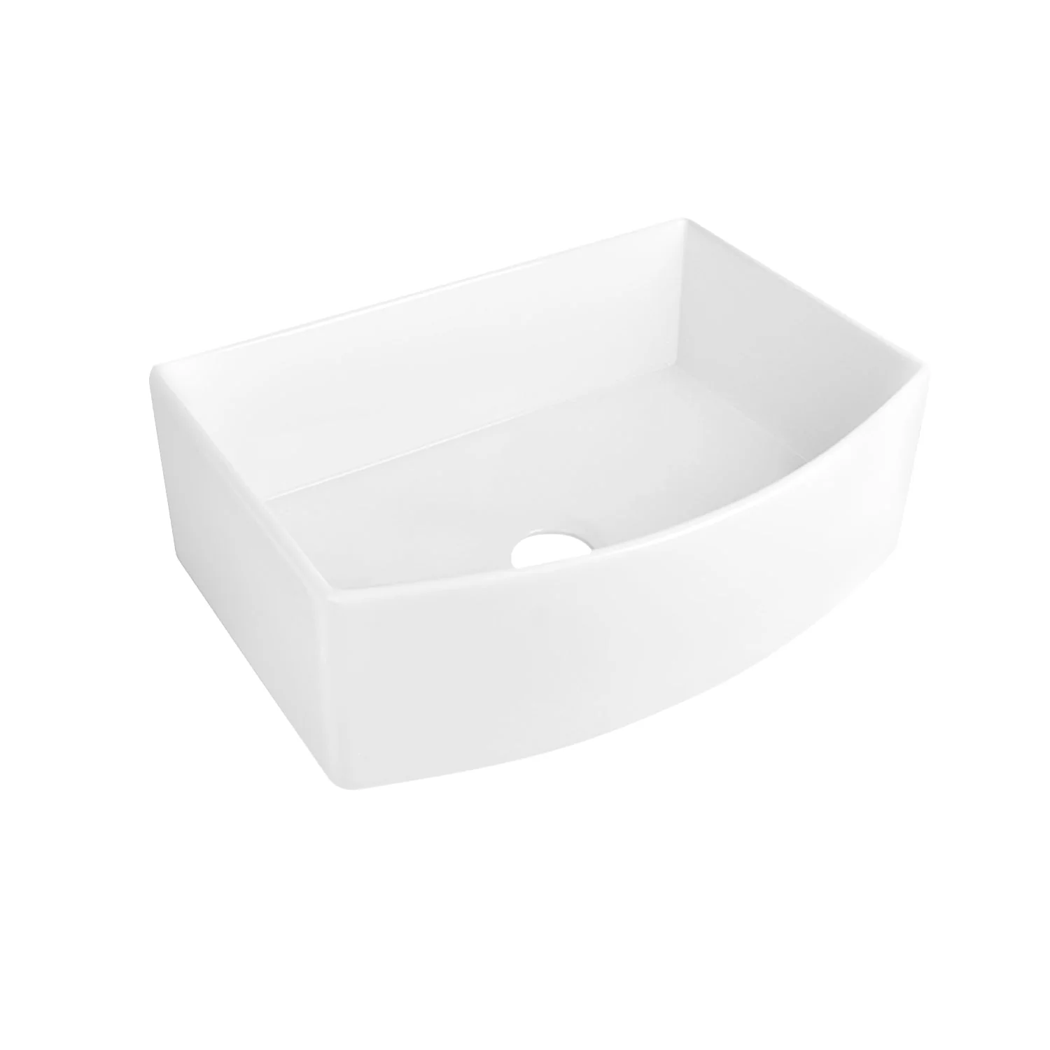 DeerValley DV-1K516 Farmhouse Kitchen Sinks Ergonomic 33" Fireclay 2200°F 3.5" Drain - Image 15