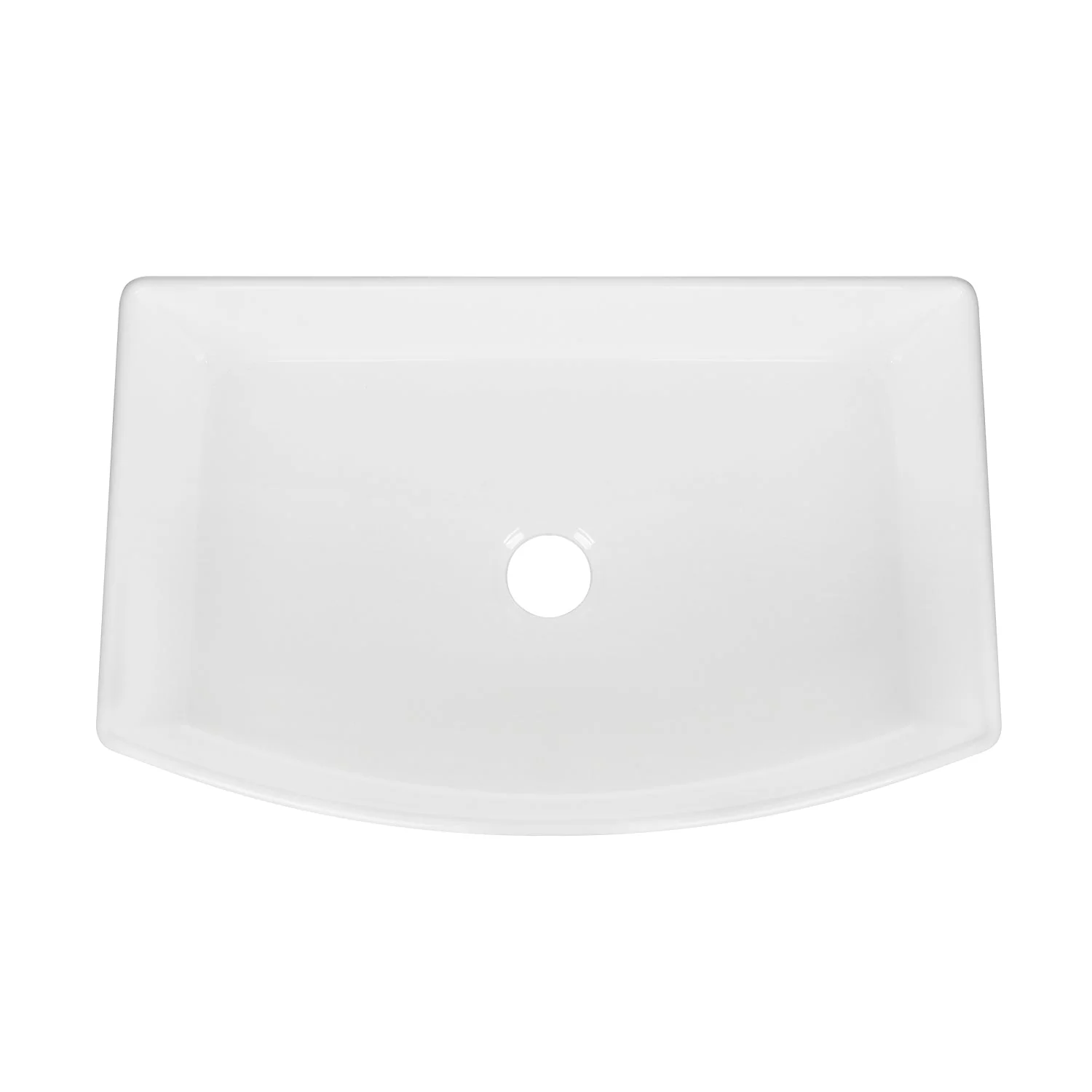 DeerValley DV-1K516 Farmhouse Kitchen Sinks Ergonomic 33" Fireclay 2200°F 3.5" Drain - Image 4