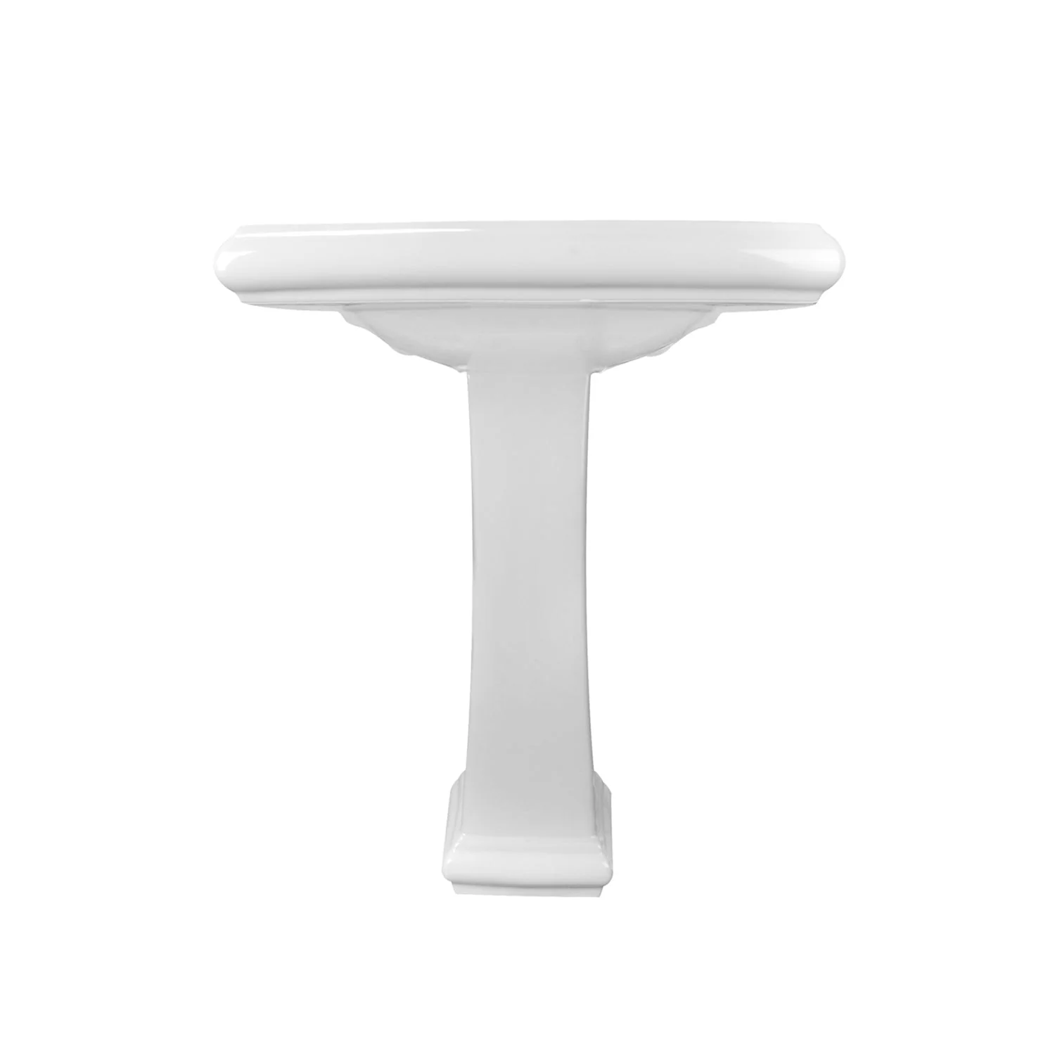 DeerValley DV-1P521 Pedestal Sinks Classic Deep Basin Ceramic Overflow - Image 13