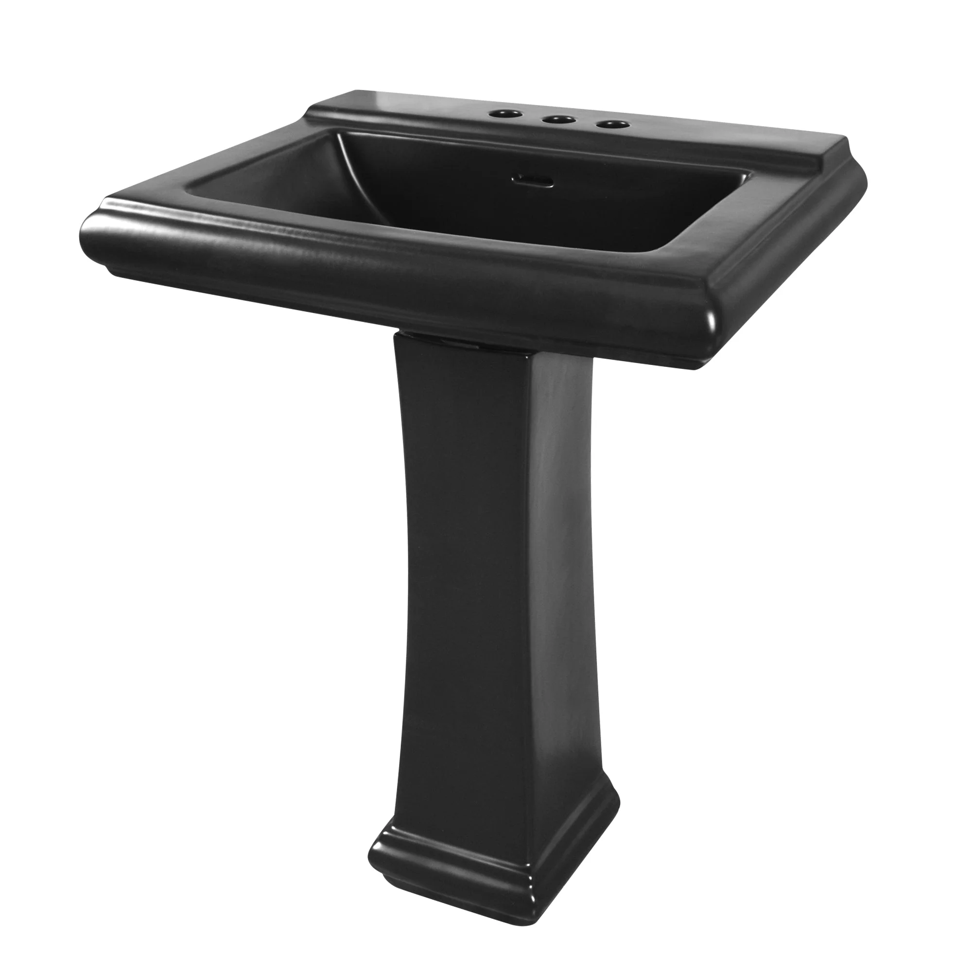 DeerValley DV-1P521 Pedestal Sinks Classic Deep Basin Ceramic Overflow - Image 18