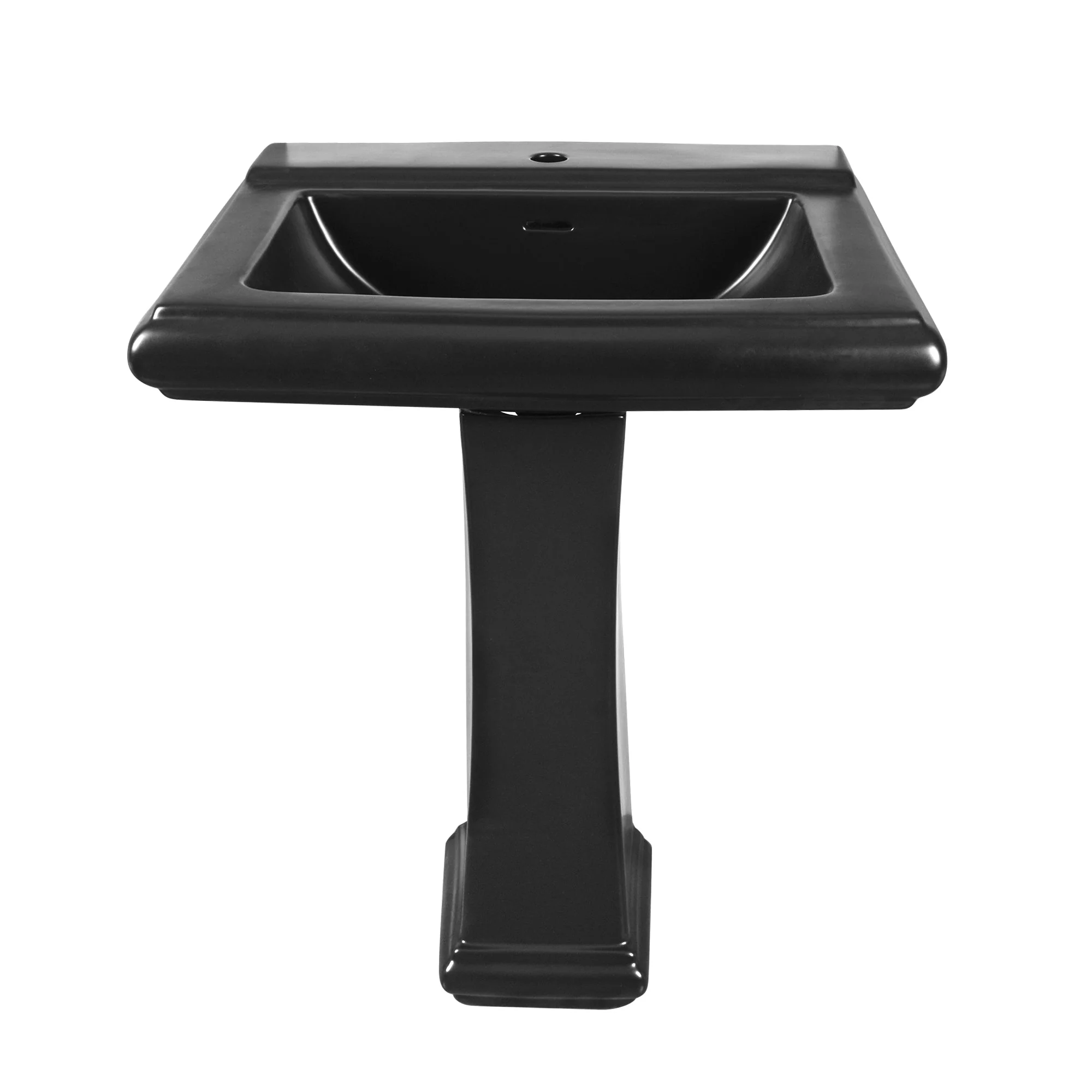 DeerValley DV-1P521 Pedestal Sinks Classic Deep Basin Ceramic Overflow - Image 22