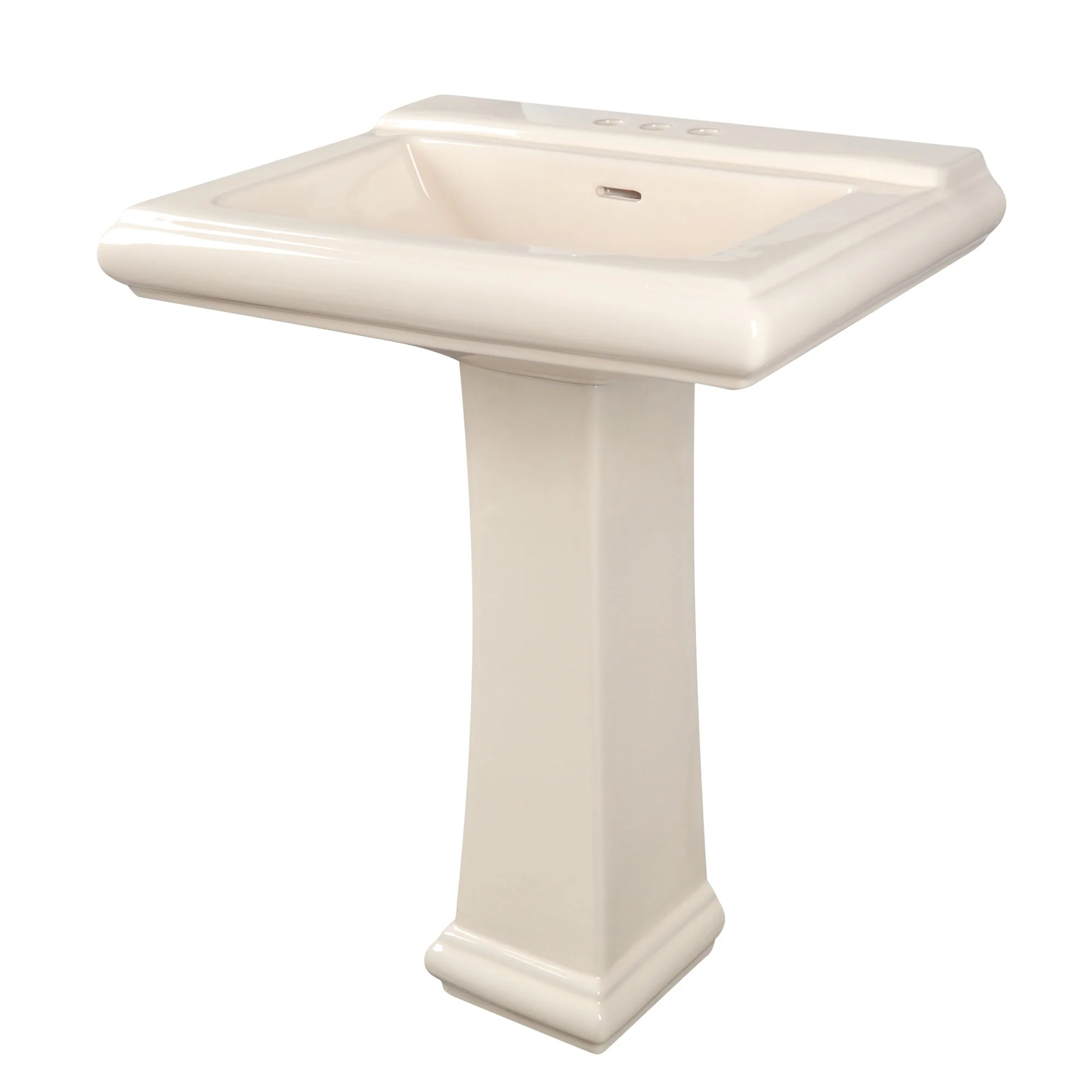 DeerValley DV-1P521 Pedestal Sinks Classic Deep Basin Ceramic Overflow - Image 28