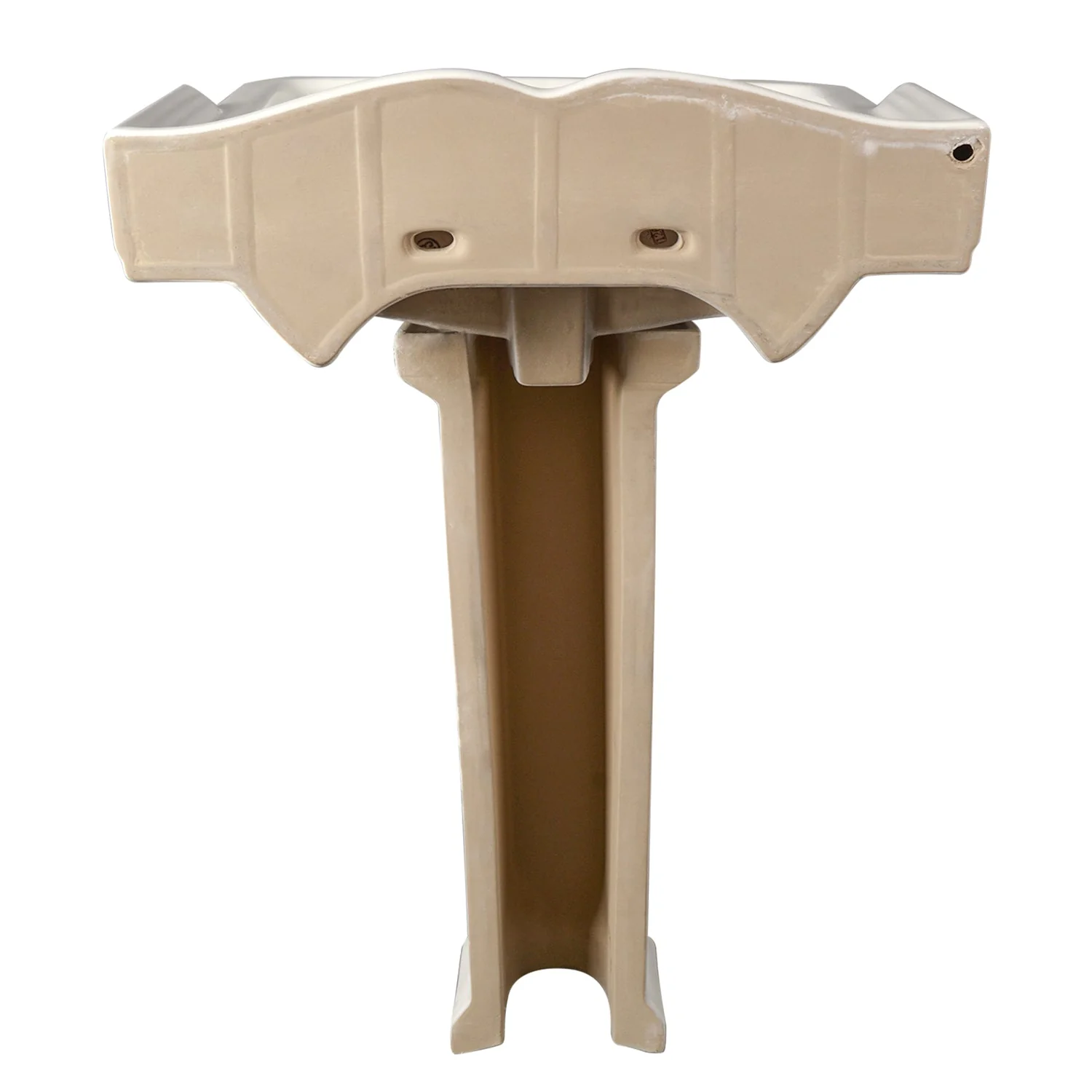DeerValley DV-1P522 Pedestal Sinks 23-Inch Backsplash Deep Basin Overflow - Image 14