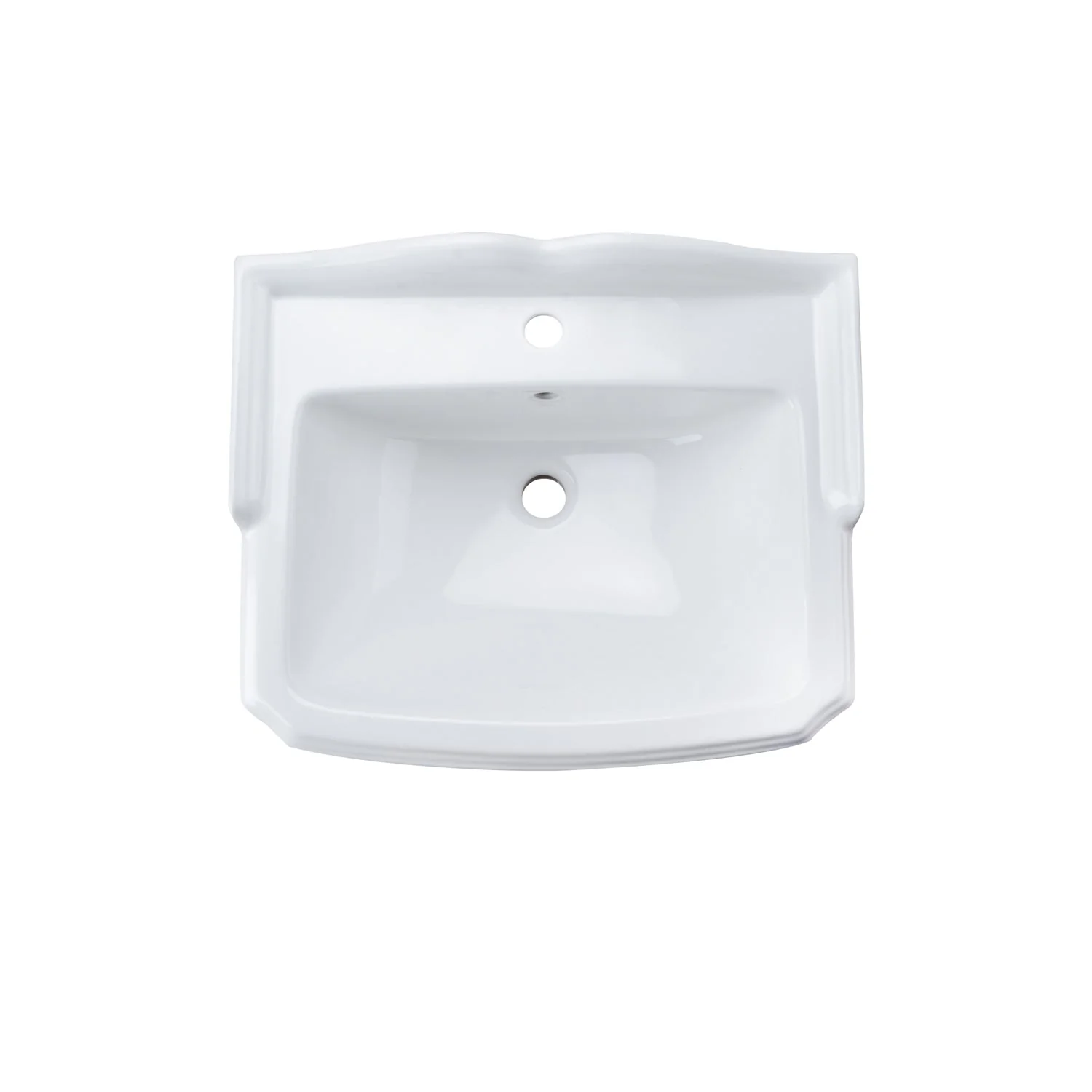 DeerValley DV-1P522 Pedestal Sinks 23-Inch Backsplash Deep Basin Overflow - Image 9