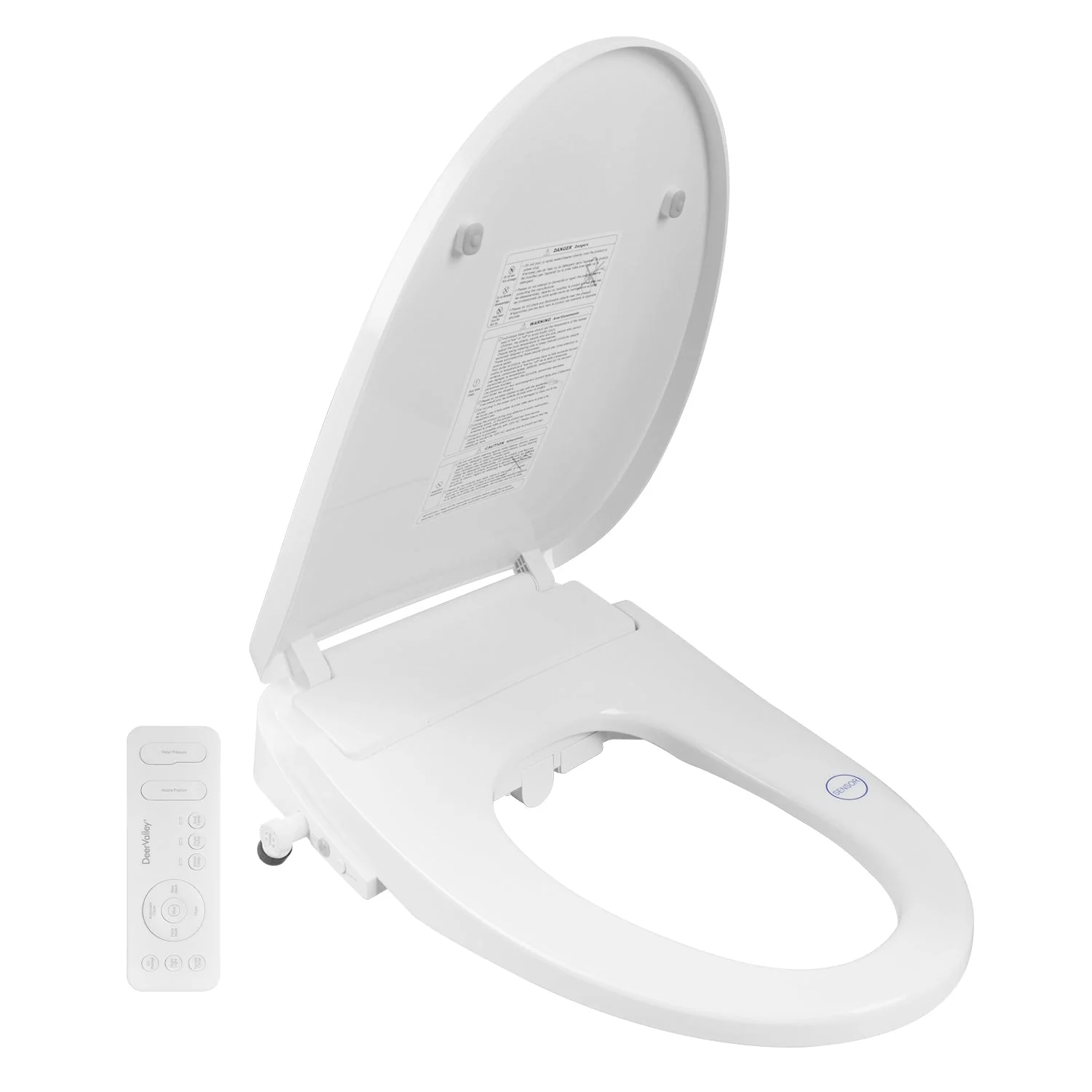 DeerValley DV-1S0018 Elongated Bidet Toilet Seat with Wireless Remote - Image 3