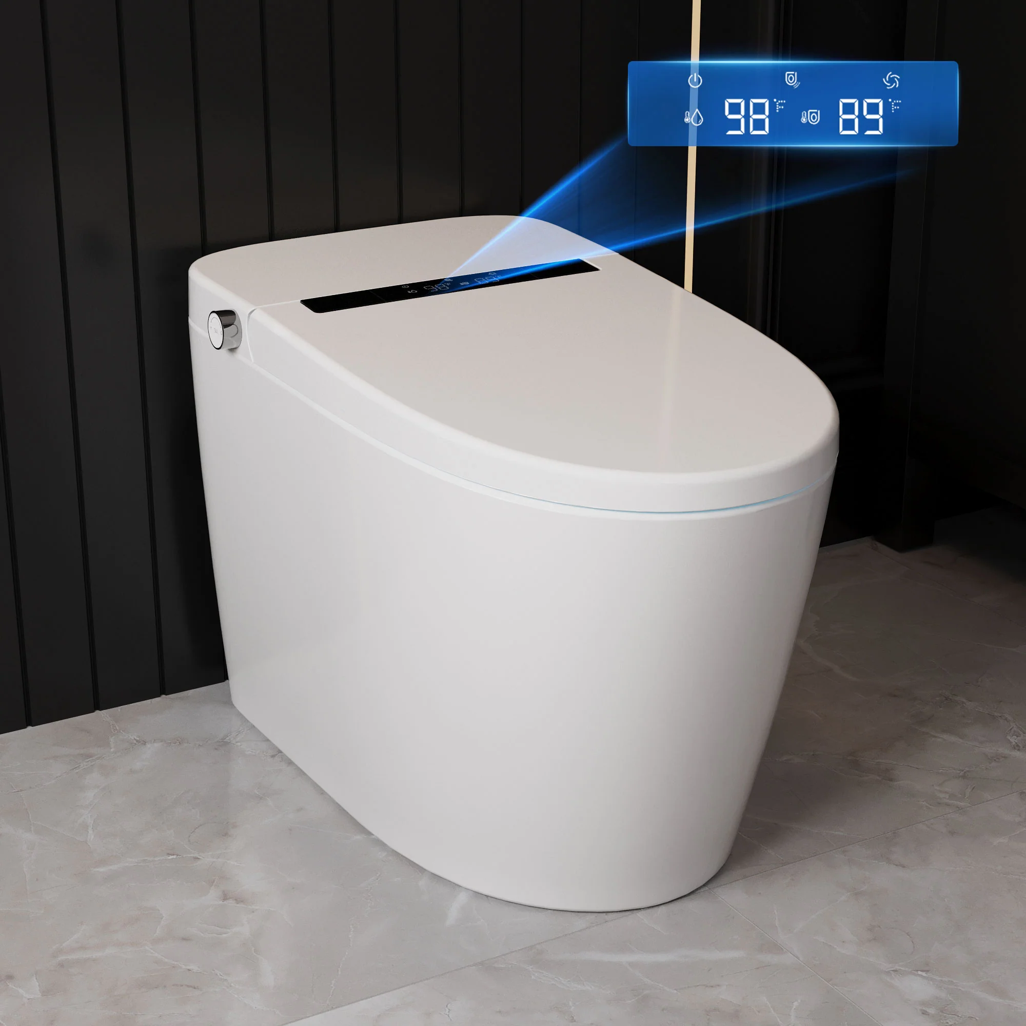 DeerValley DV-1S0159-V3 Smart Bidet Toilet with Micro-Bubble Wash, LED Display - Image 5