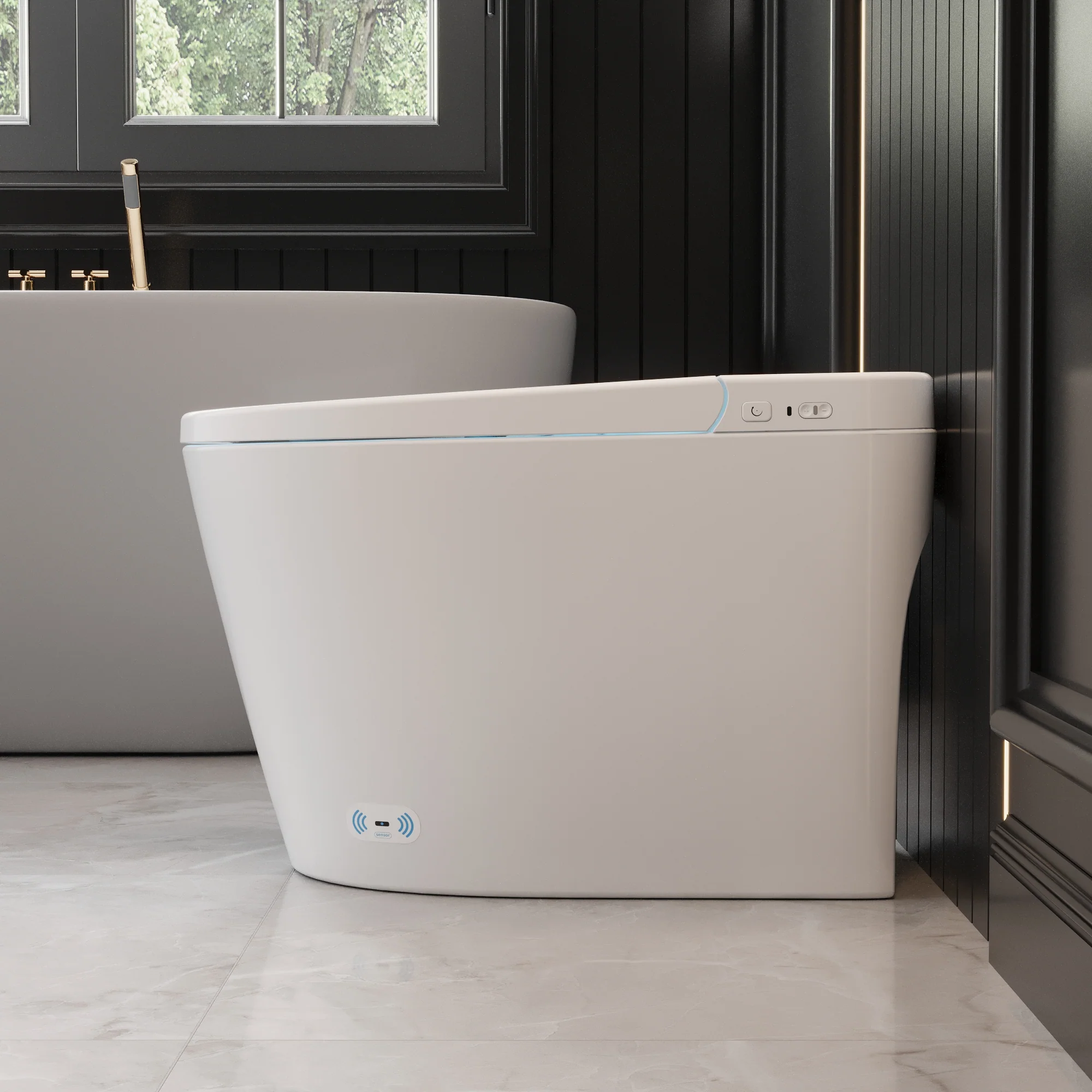 DeerValley DV-1S0159-V3 Smart Bidet Toilet with Micro-Bubble Wash, LED Display - Image 9