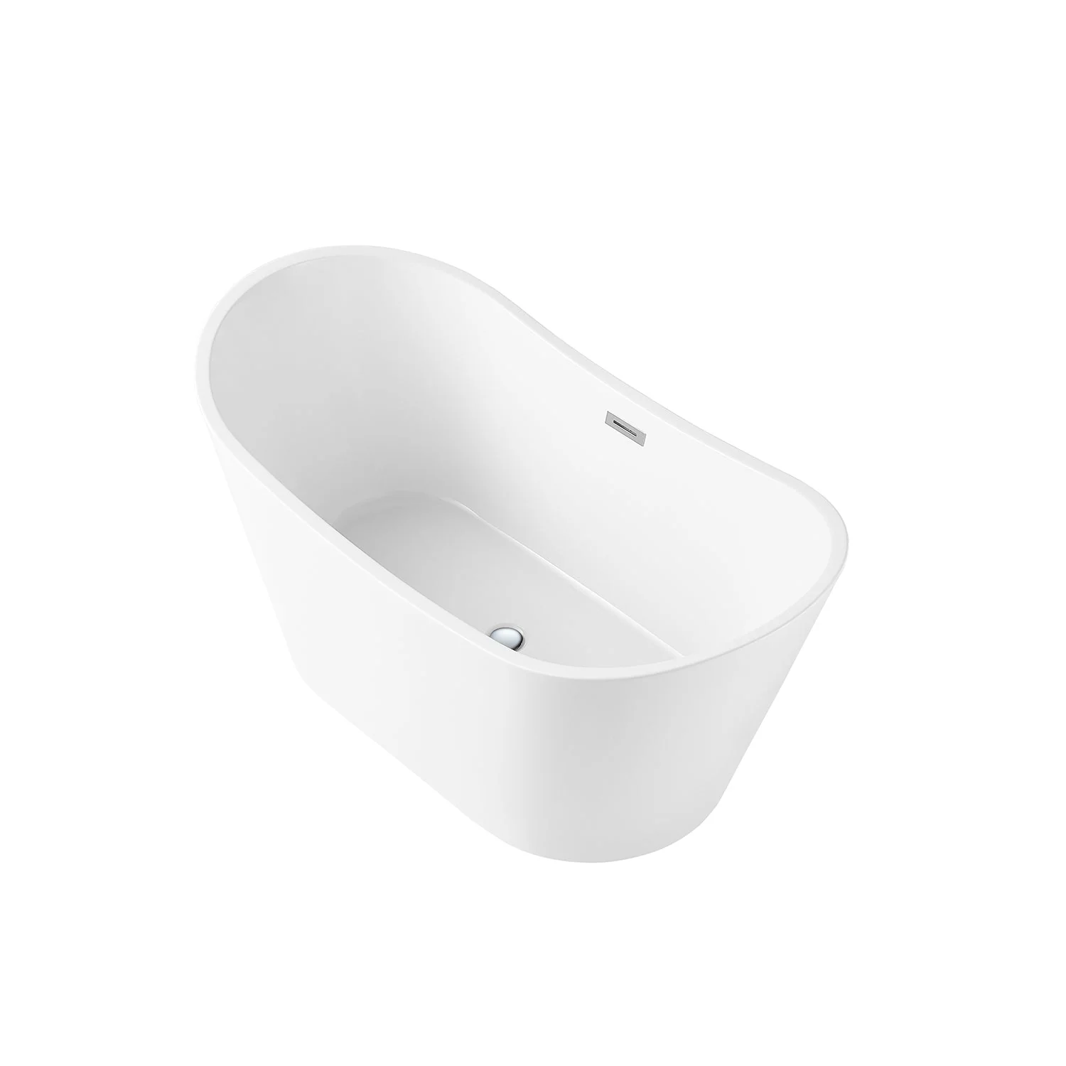 DeerValley DV-1T151S HORIZON 59" X 30" Freestanding Acrylic Bathtub - Image 7