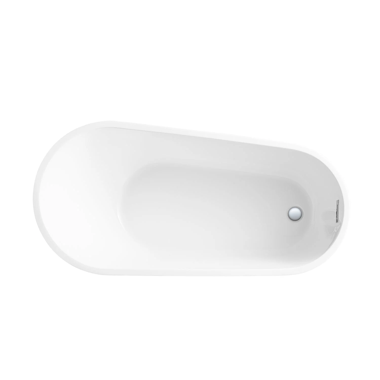 PRISM 59" X 29" Freestanding Acrylic Bathtub - Image 9