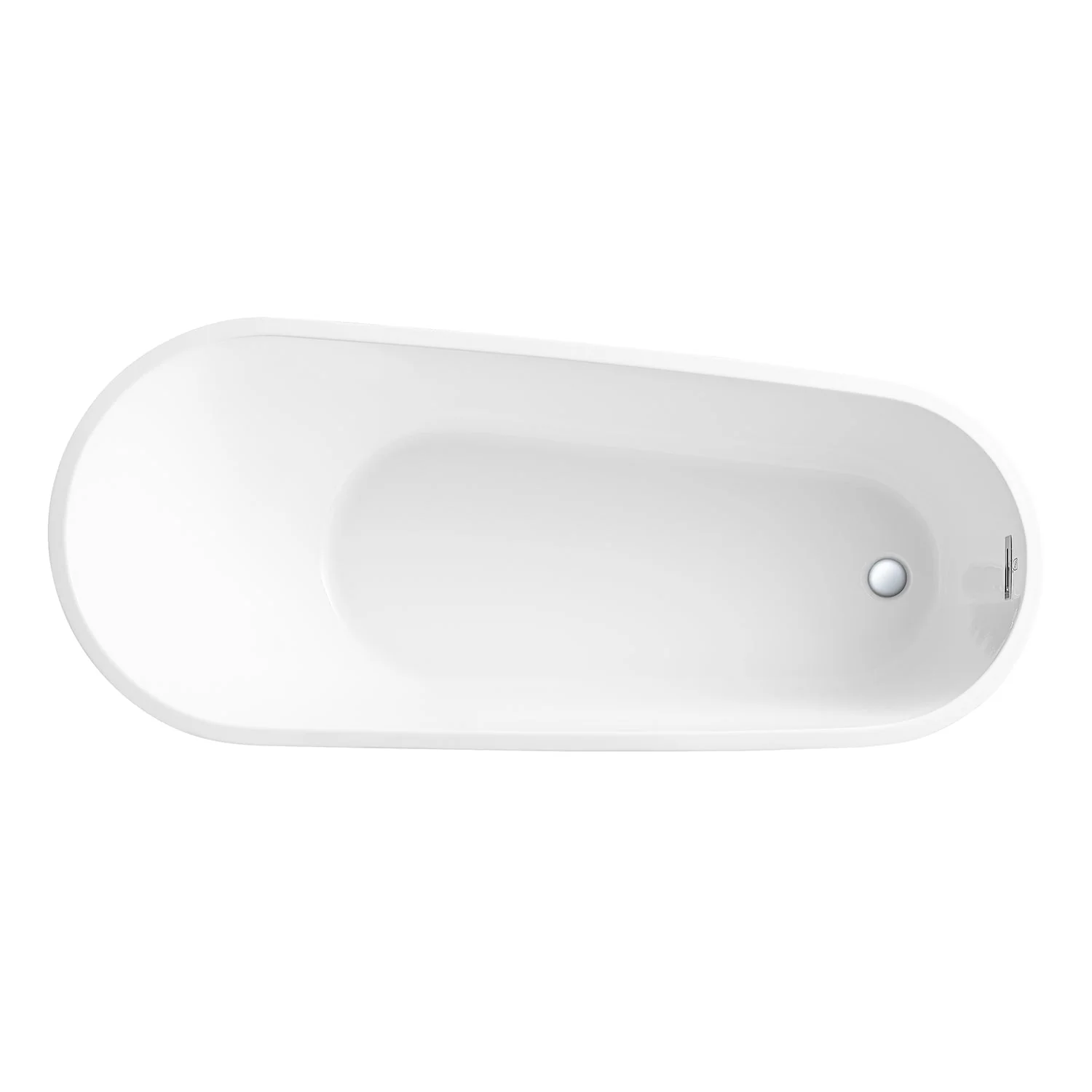 PRISM 67" x 29" Freestanding Acrylic Bathtub - Image 8