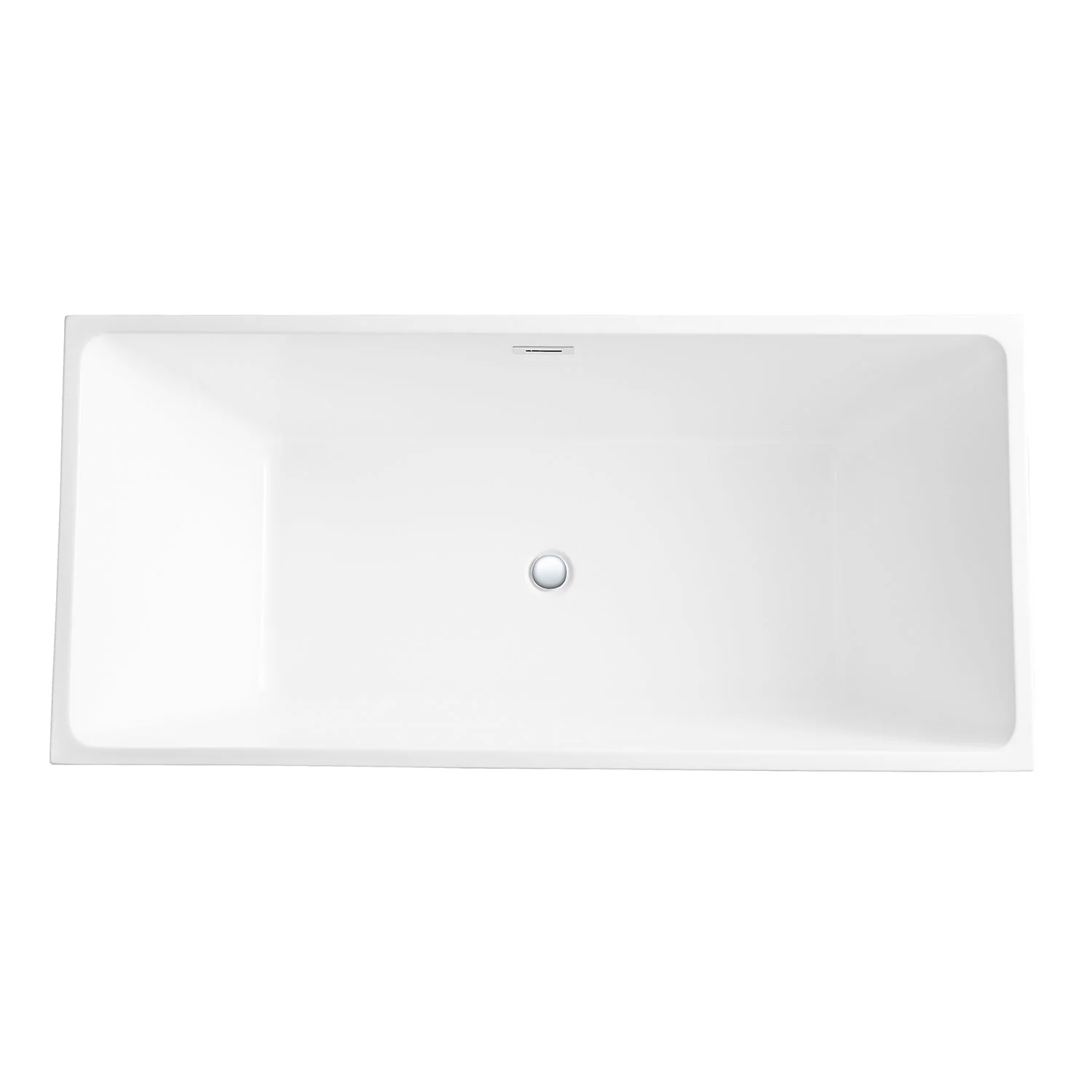 APEX 67" x 31" Freestanding Acrylic Bathtub - Image 10