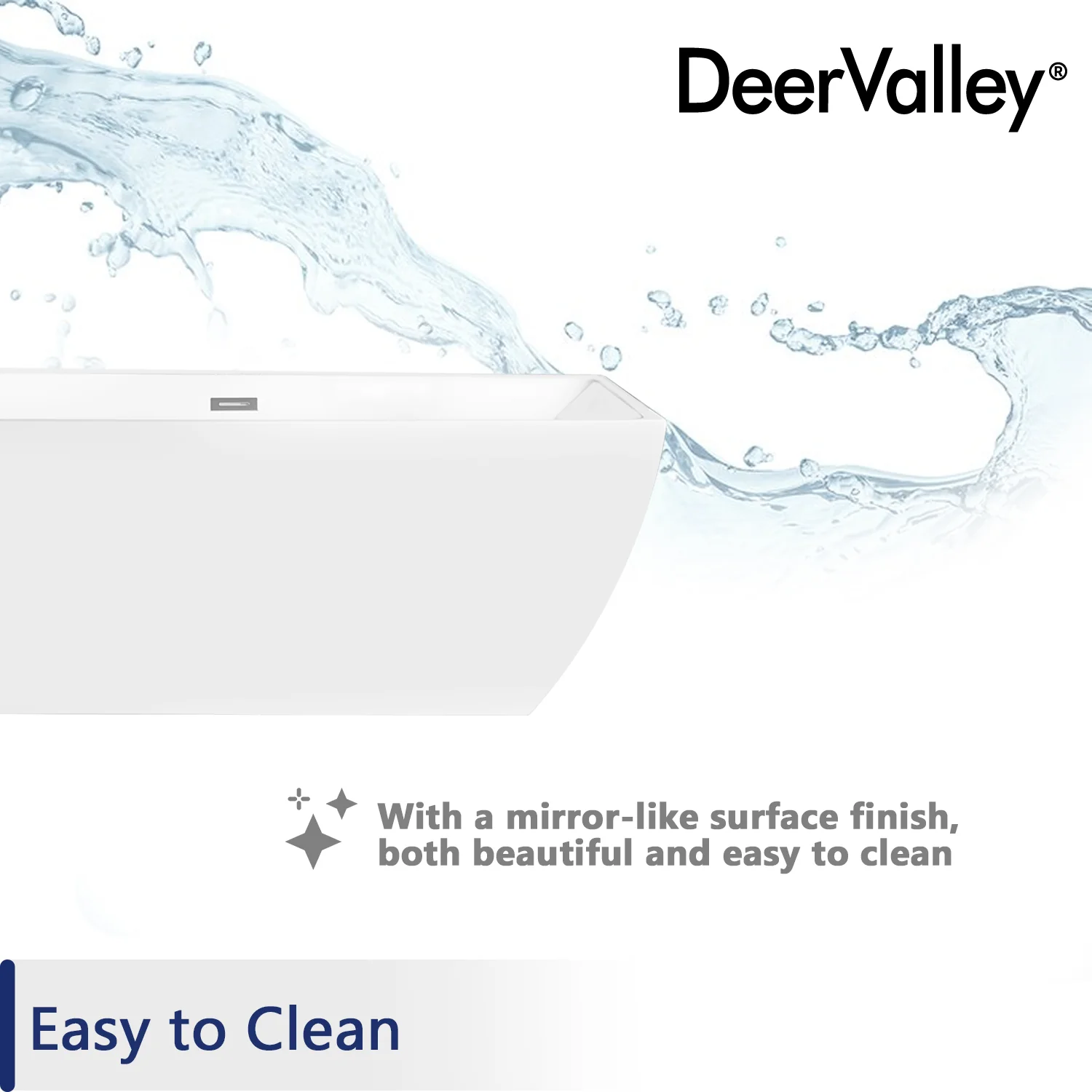 APEX 67" x 31" Freestanding Acrylic Bathtub - Image 17