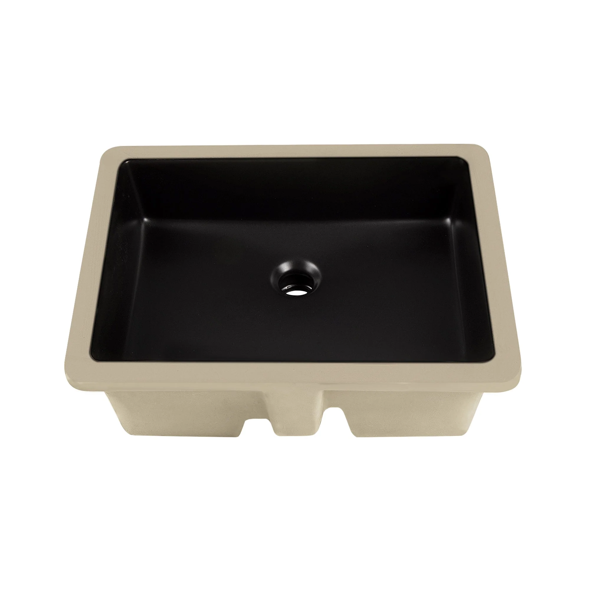 DeerValley DV-1U201 Undermount Bathroom Sinks Modern Ceramic Overflow - Image 13