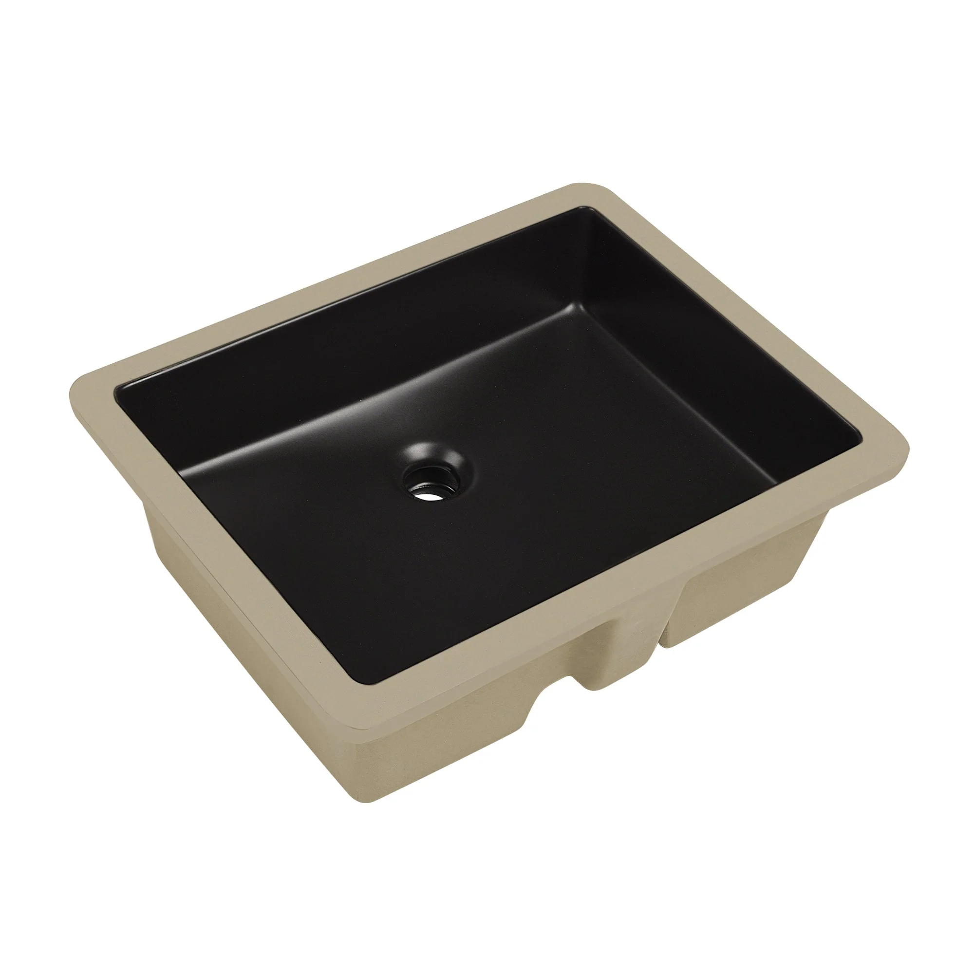 DeerValley DV-1U201 Undermount Bathroom Sinks Modern Ceramic Overflow - Image 15