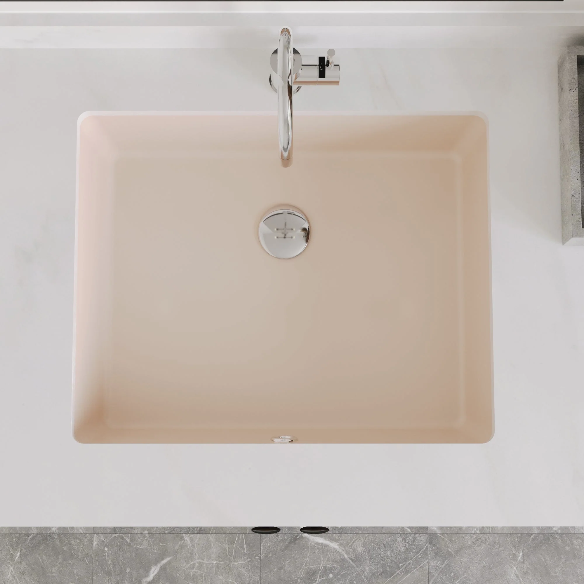 DeerValley DV-1U201 Undermount Bathroom Sinks Modern Ceramic Overflow - Image 18