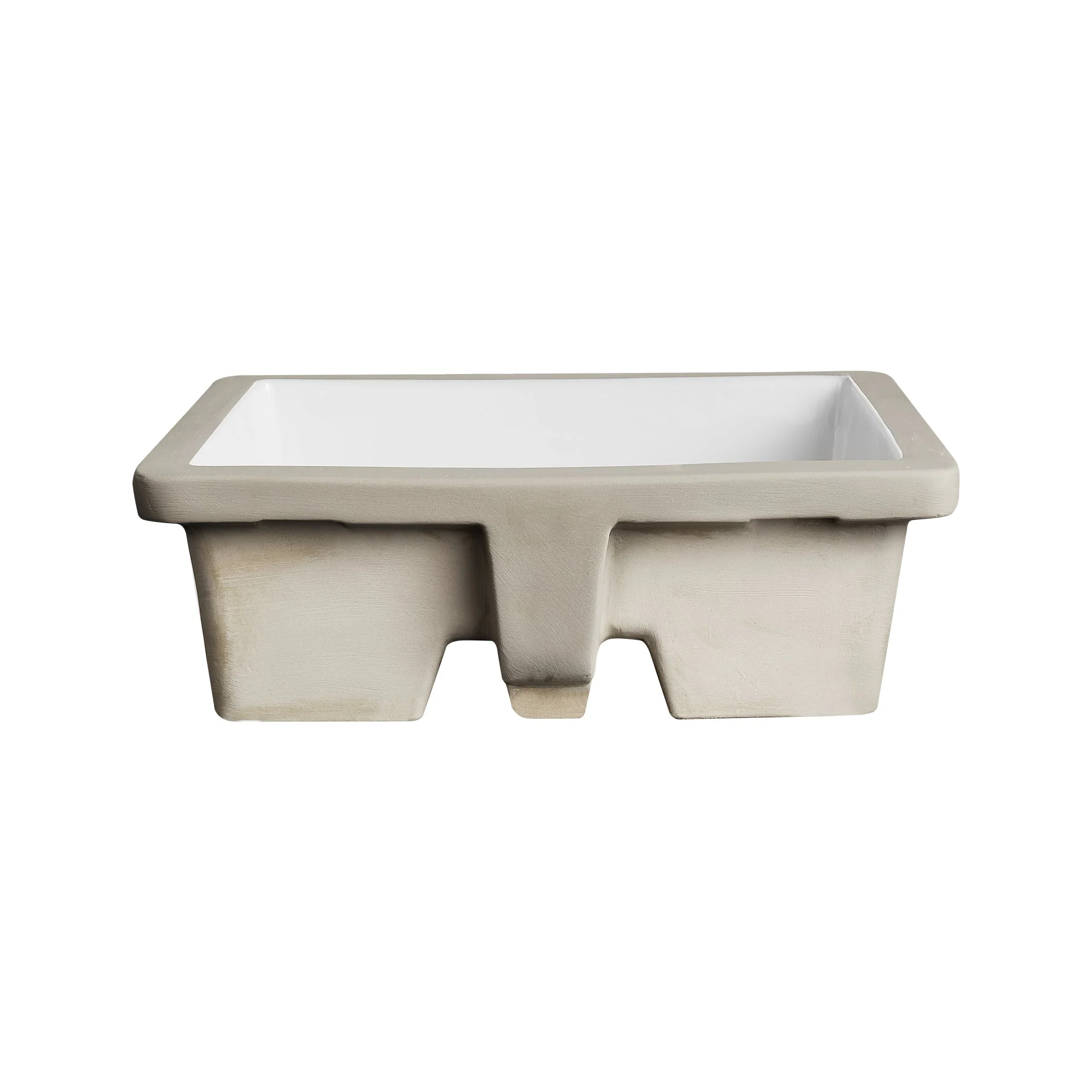 DeerValley DV-1U201 Undermount Bathroom Sinks Modern Ceramic Overflow - Image 7