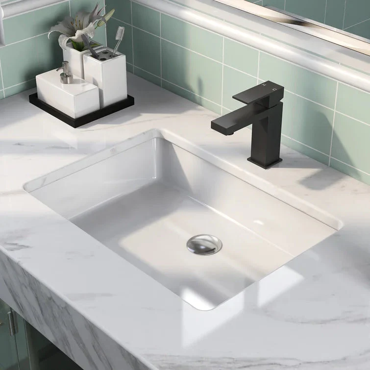 DeerValley DV-1U202 Undermount Bathroom Sinks Durable Non-Porous - Image 6