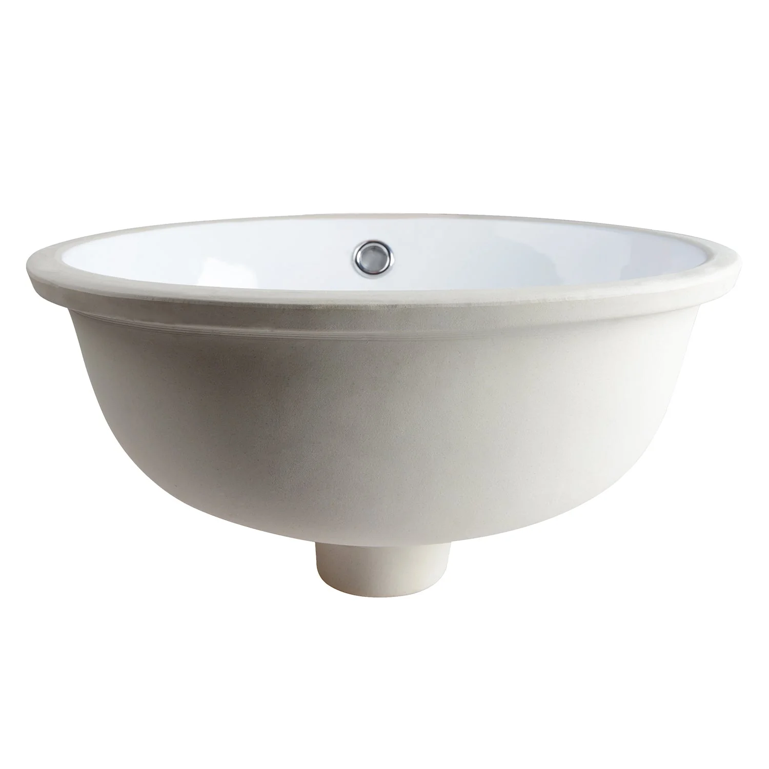 LIBERTY 17" X 14" Oval Undermount Bathroom Sink, Overflow Hole - Image 11