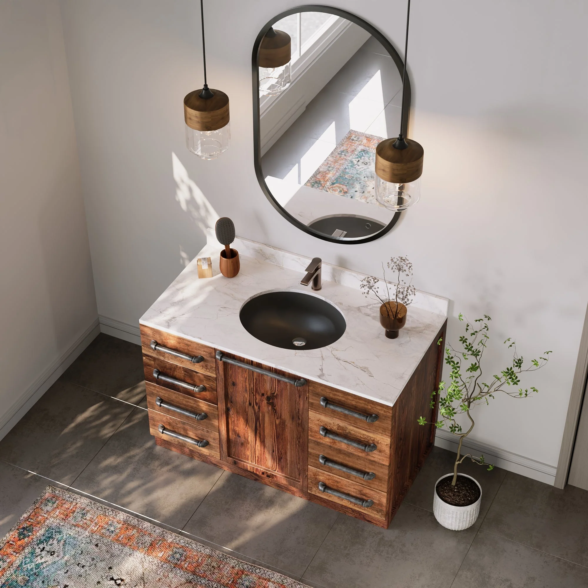 SYMMETRY 18" X 15" Oval Undermount Bathroom Sink, Overflow Hole With Multiple Colors - Image 15