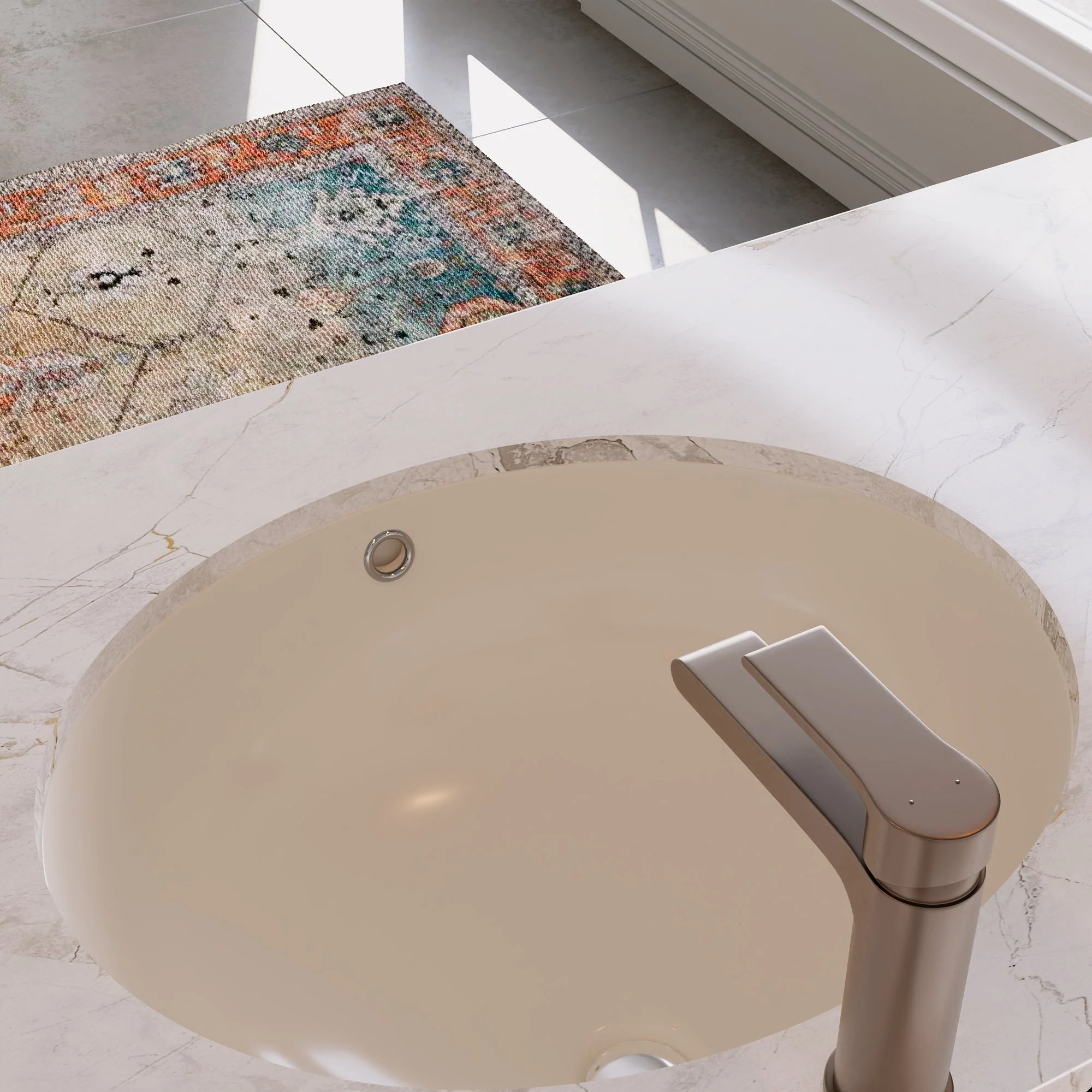 SYMMETRY 18" X 15" Oval Undermount Bathroom Sink, Overflow Hole With Multiple Colors - Image 19