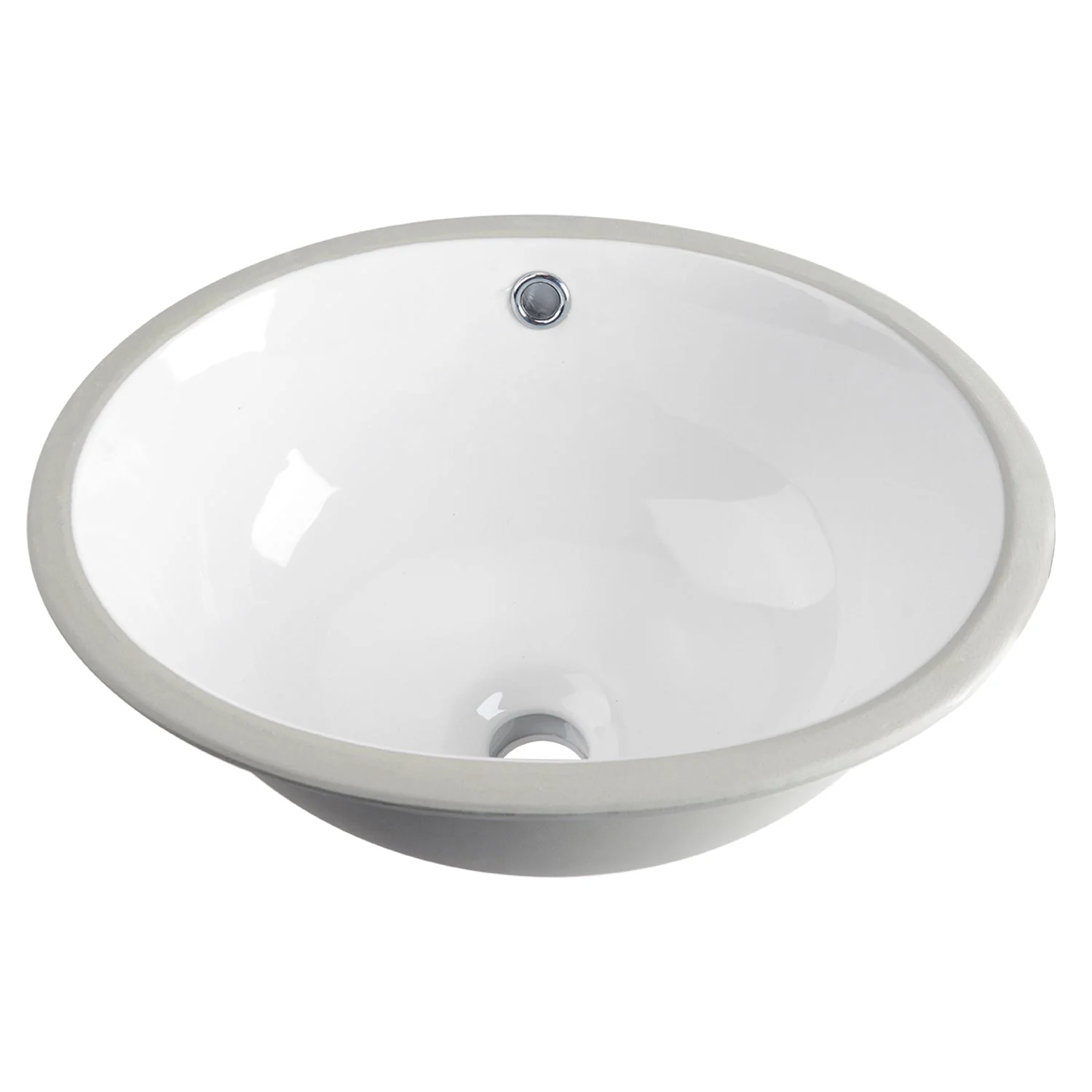 SYMMETRY 18" X 15" Oval Undermount Bathroom Sink, Overflow Hole With Multiple Colors - Image 8