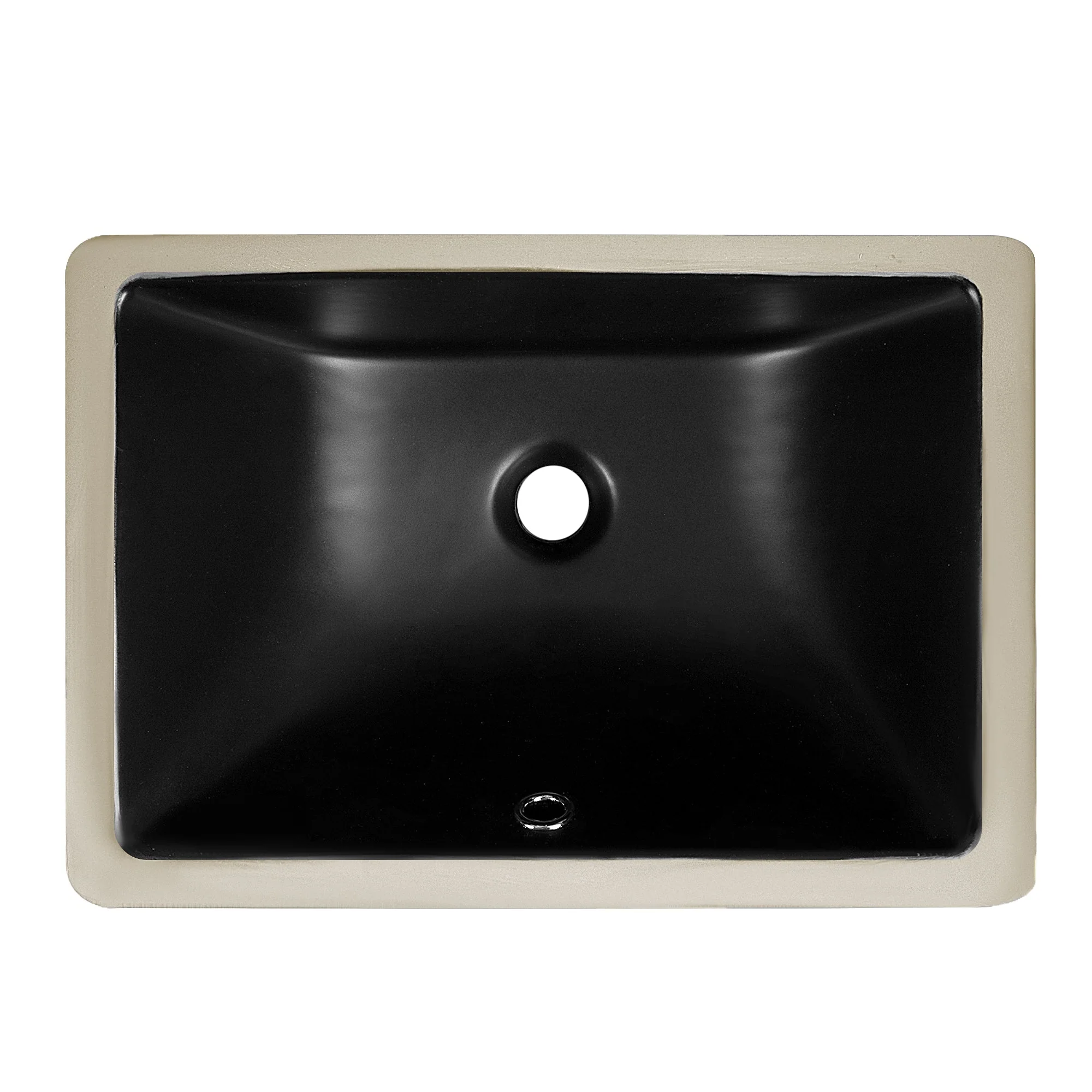 DeerValley DV-1U306 Undermount Bathroom Sinks, Modern Smooth Ceramic Easy-Clean, Excellent Drain & 1.75" Hole - Image 10