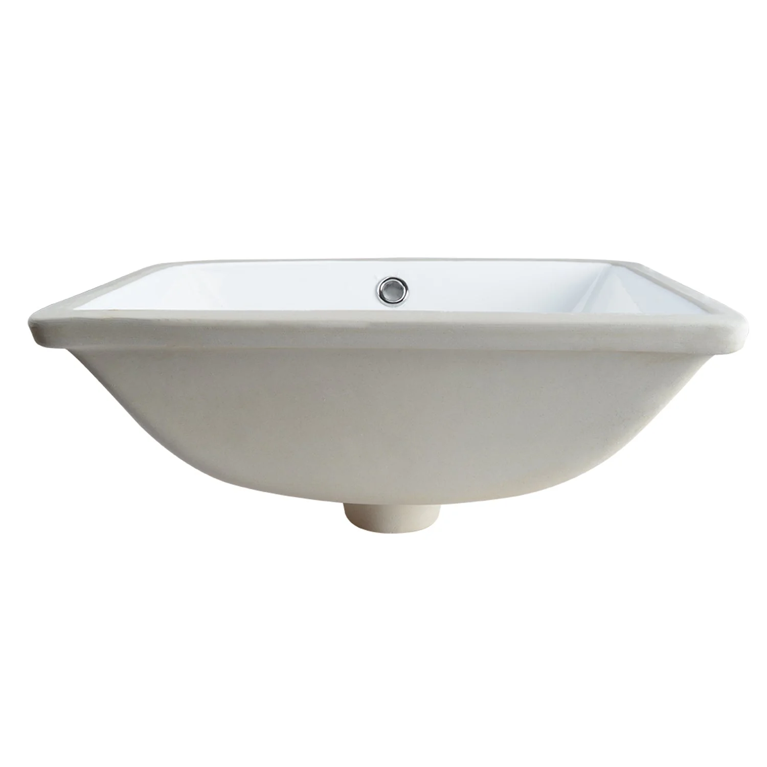 DeerValley DV-1U306 Undermount Bathroom Sinks, Modern Smooth Ceramic Easy-Clean, Excellent Drain & 1.75" Hole - Image 7