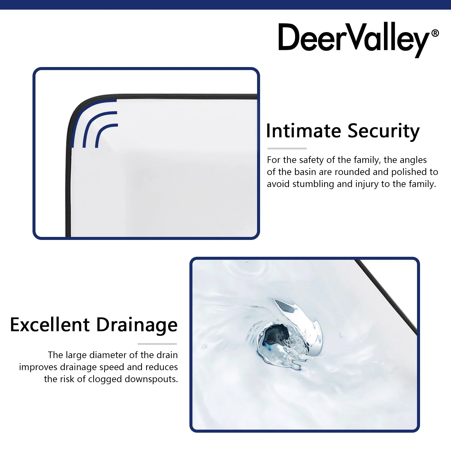 DeerValley DV-1V0002 Vessel Sinks Easy Install Scratch-Resistant Glossy Finish - Image 12