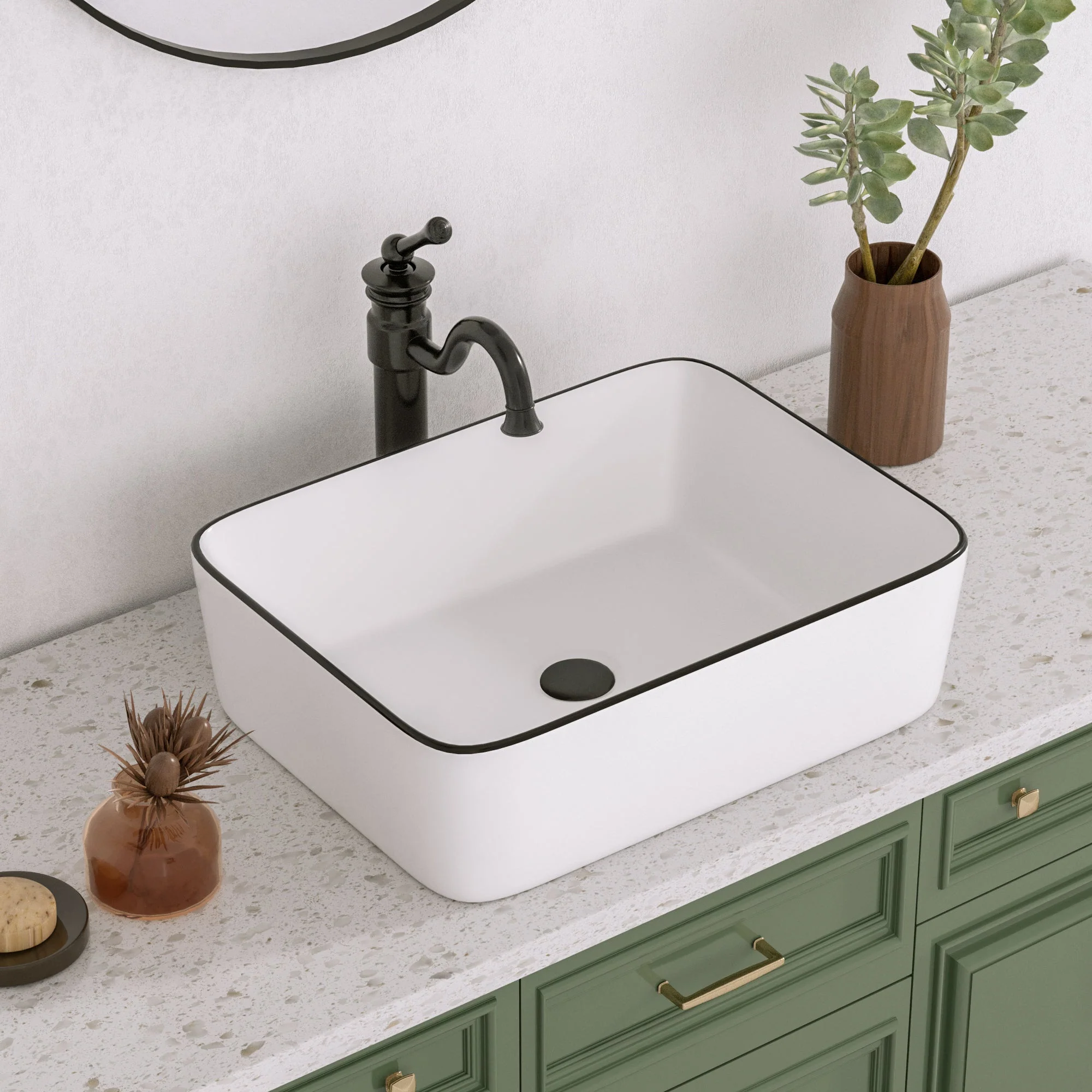 DeerValley DV-1V0002 Vessel Sinks Easy Install Scratch-Resistant Glossy Finish - Image 4