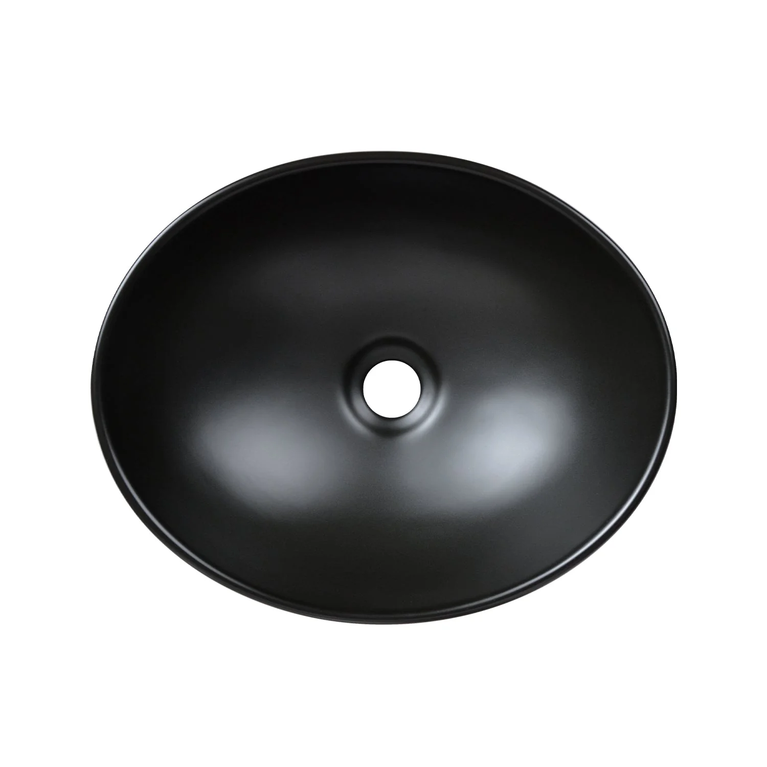 HORIZON 16" x 13" Oval Vessel Bathroom Sink, Without Overflow - Image 7