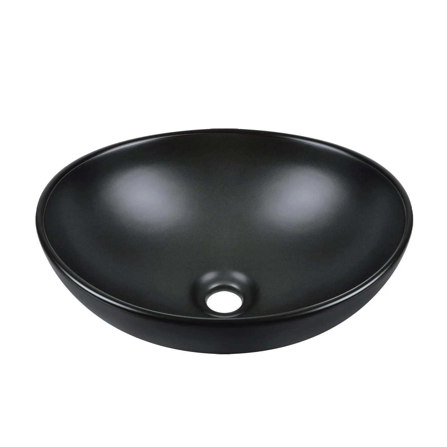 HORIZON 16" x 13" Oval Vessel Bathroom Sink, Without Overflow - Image 8