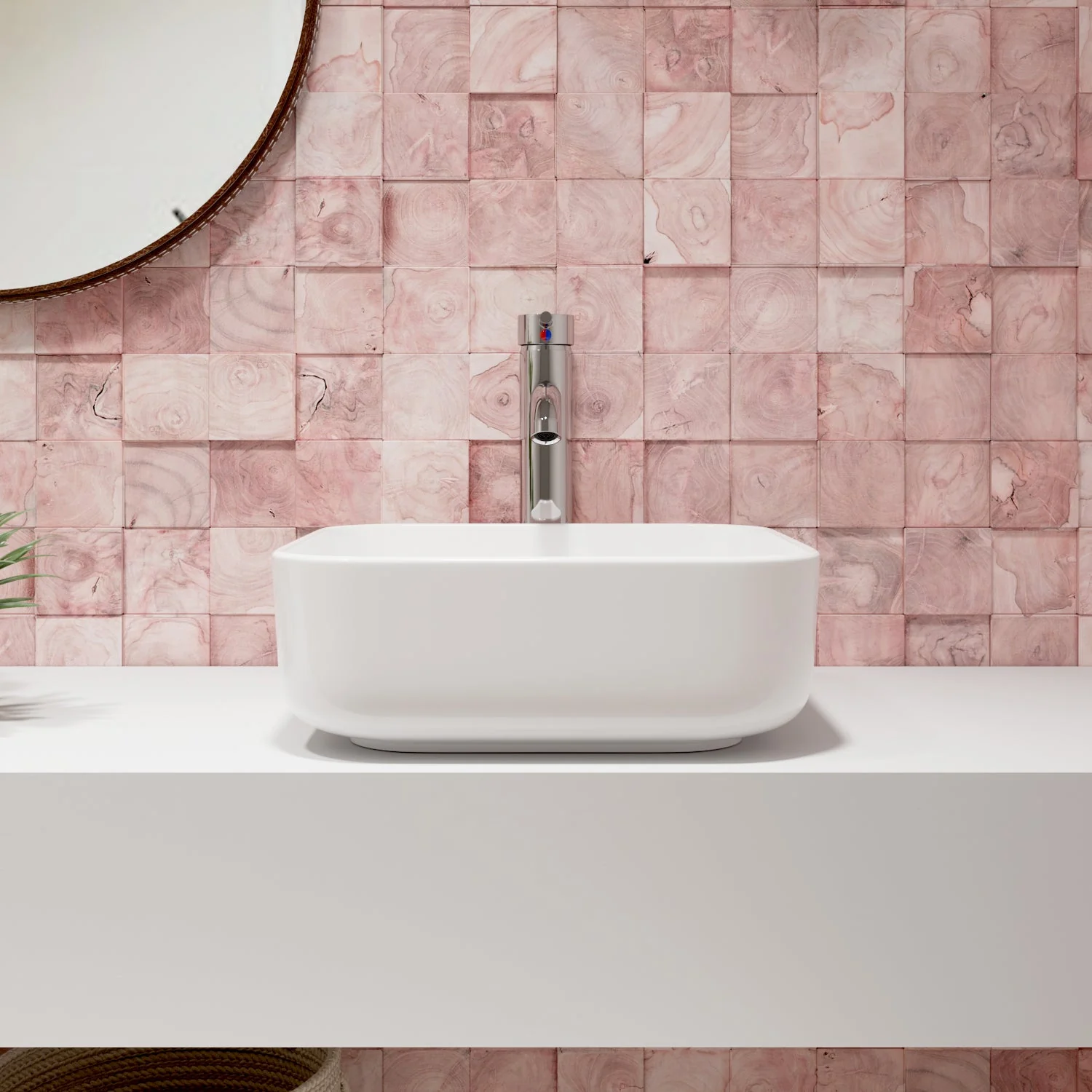 ACE 15.16" Square Vessel Bathroom Sink, Without Overflow With Multiple Colors - Image 24