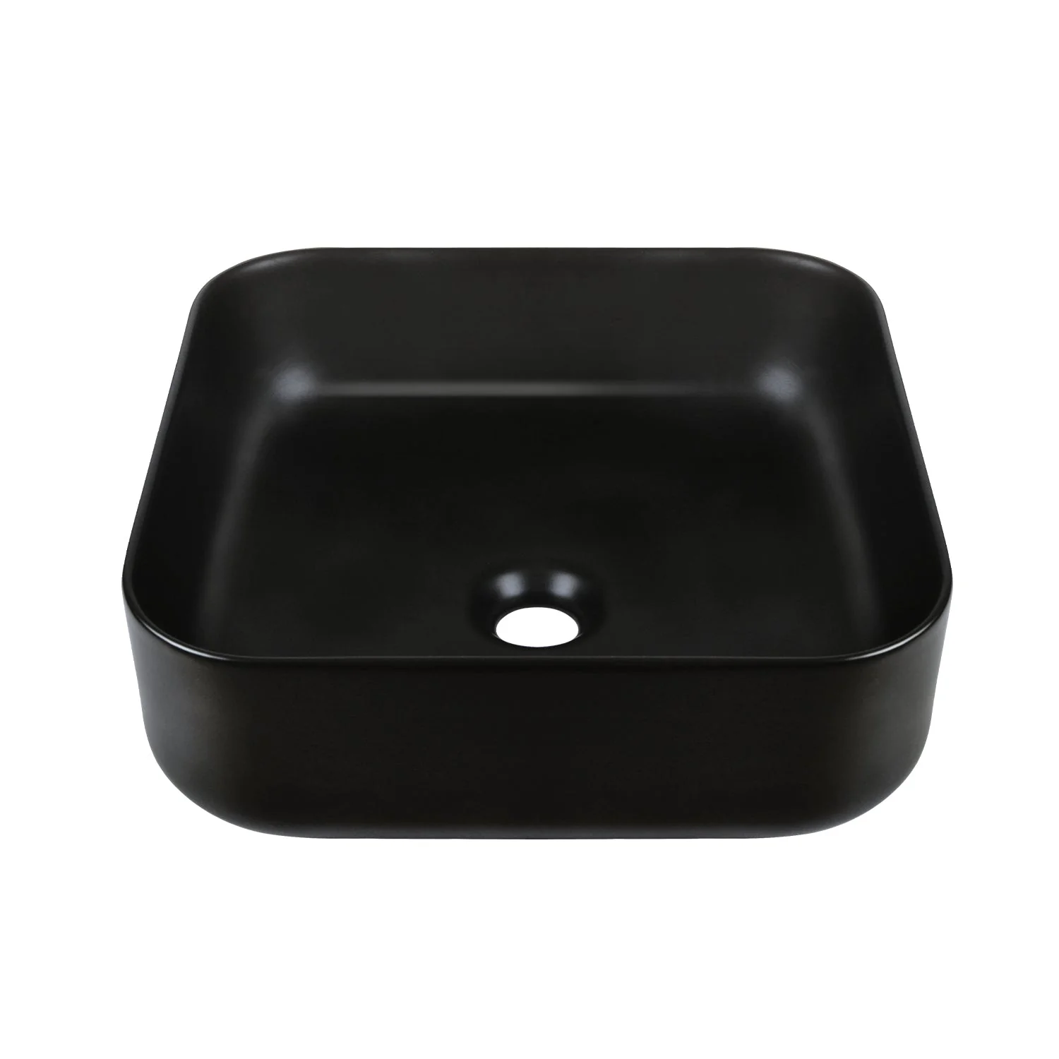 ACE 15.16" Square Vessel Bathroom Sink, Without Overflow With Multiple Colors - Image 6