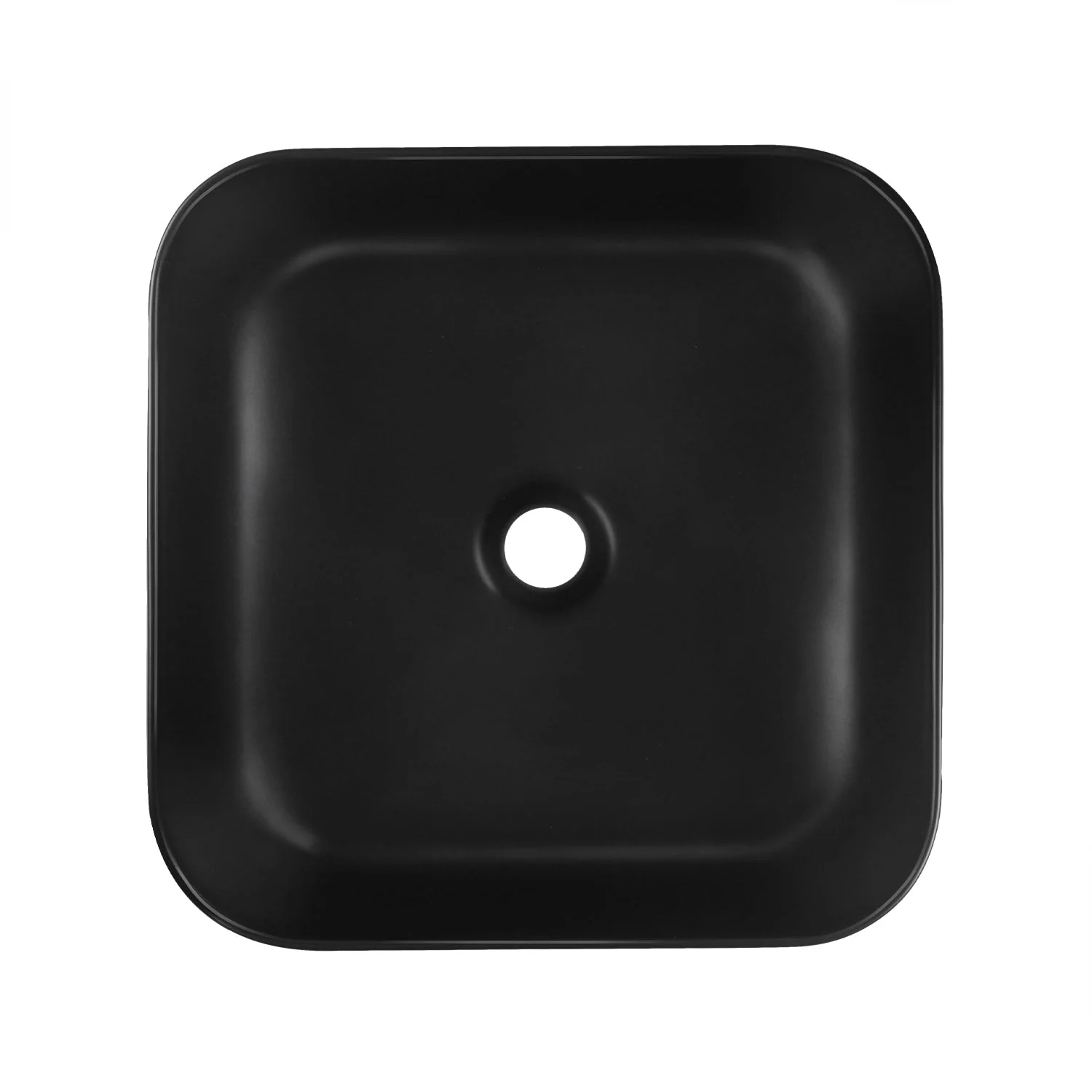 ACE 15.16" Square Vessel Bathroom Sink, Without Overflow With Multiple Colors - Image 8