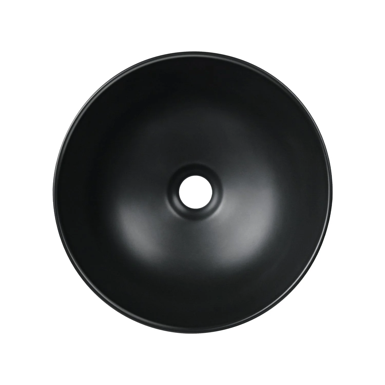 SYMMETRY 12.80" Round Vessel Bathroom Sink, Without Overflow With Multiple Colors - Image 14