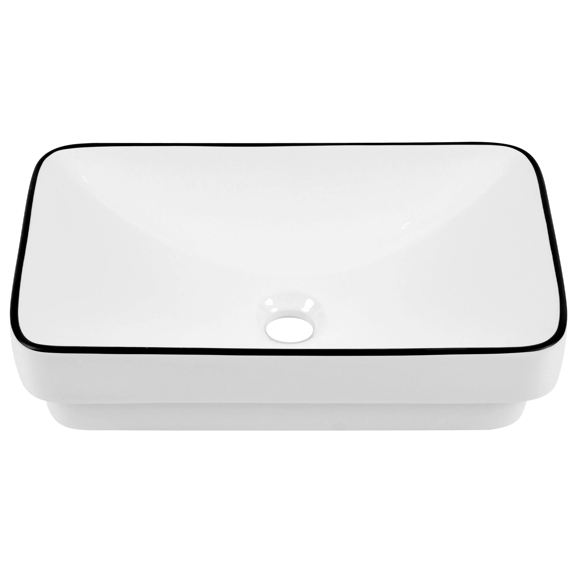 DeerValley DV-1V0047 Vessel Sinks Modern Semi-Recessed Durable Ceramic Easy Clean - Image 11