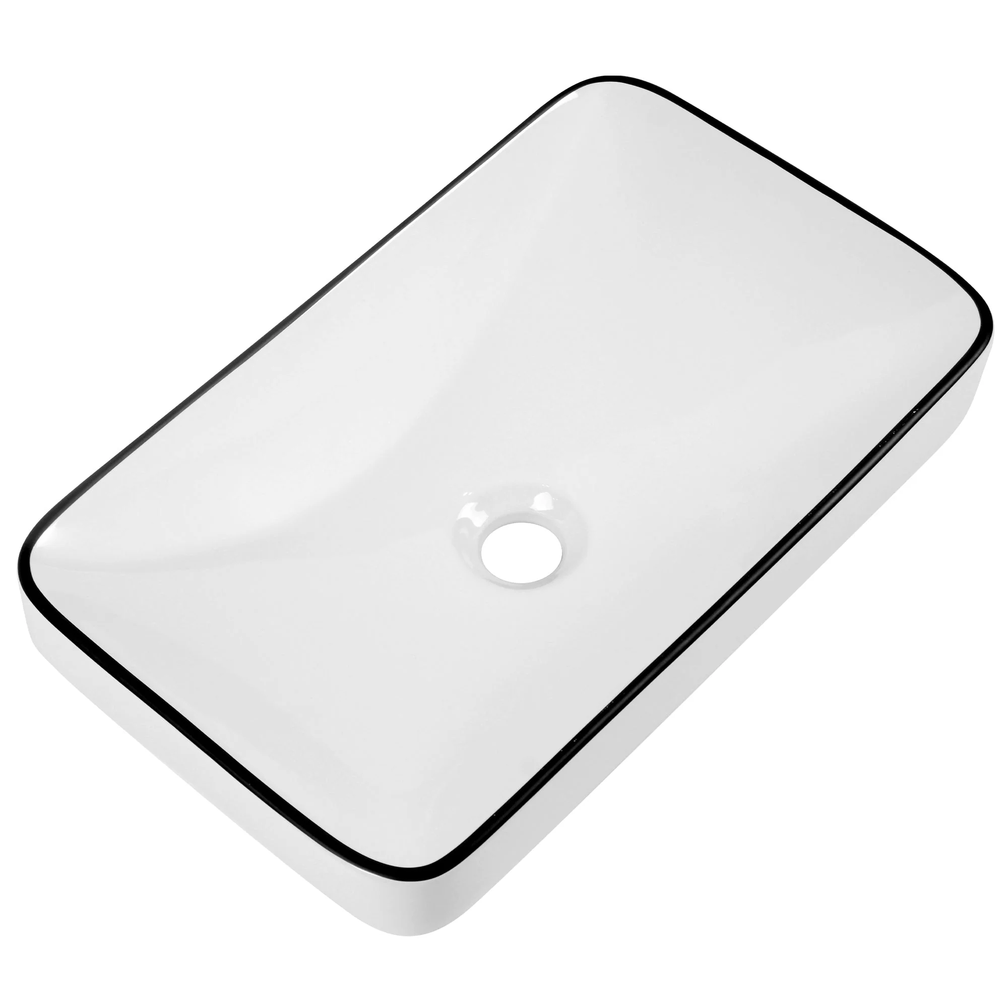 DeerValley DV-1V0047 Vessel Sinks Modern Semi-Recessed Durable Ceramic Easy Clean - Image 16