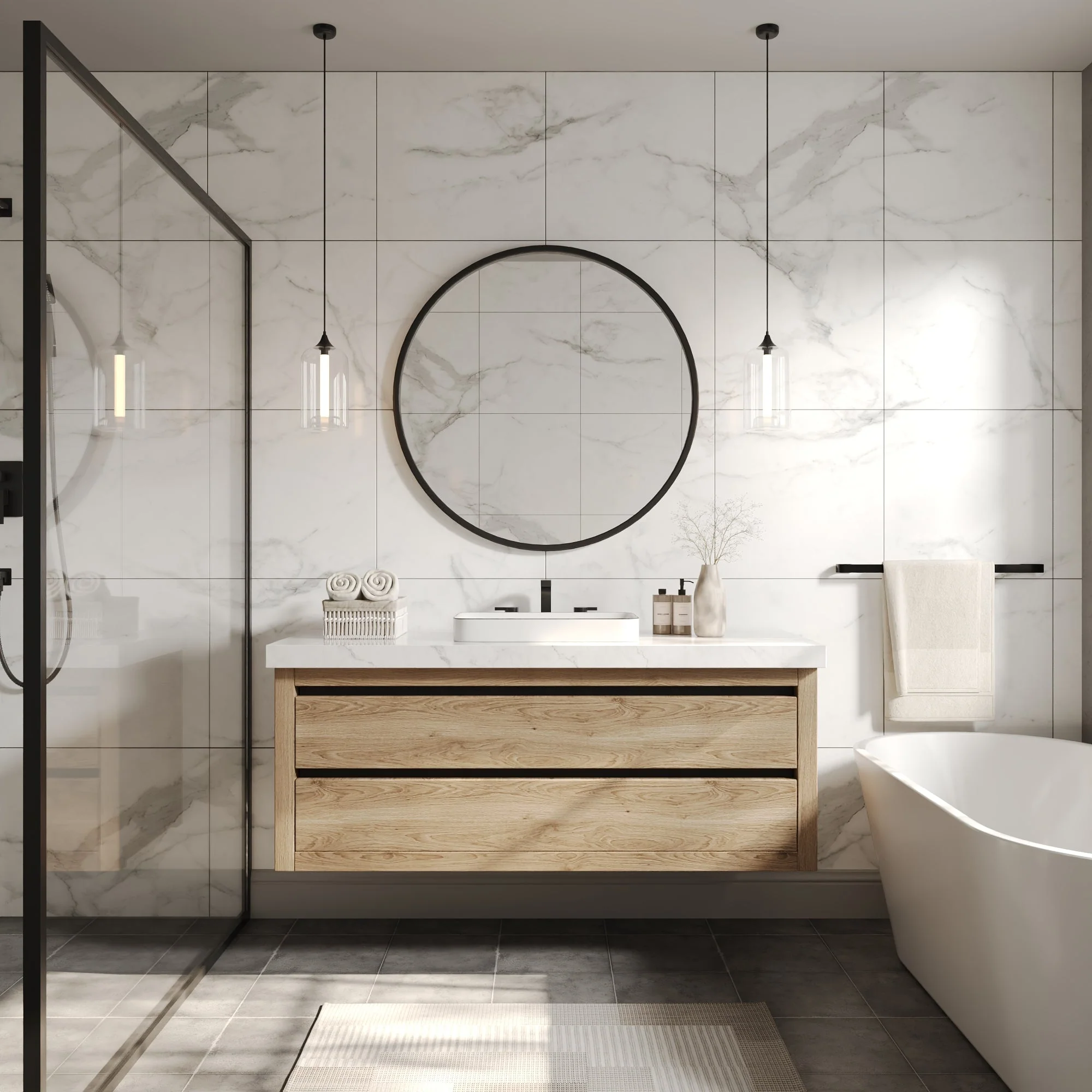 DeerValley DV-1V0047 Vessel Sinks Modern Semi-Recessed Durable Ceramic Easy Clean - Image 20