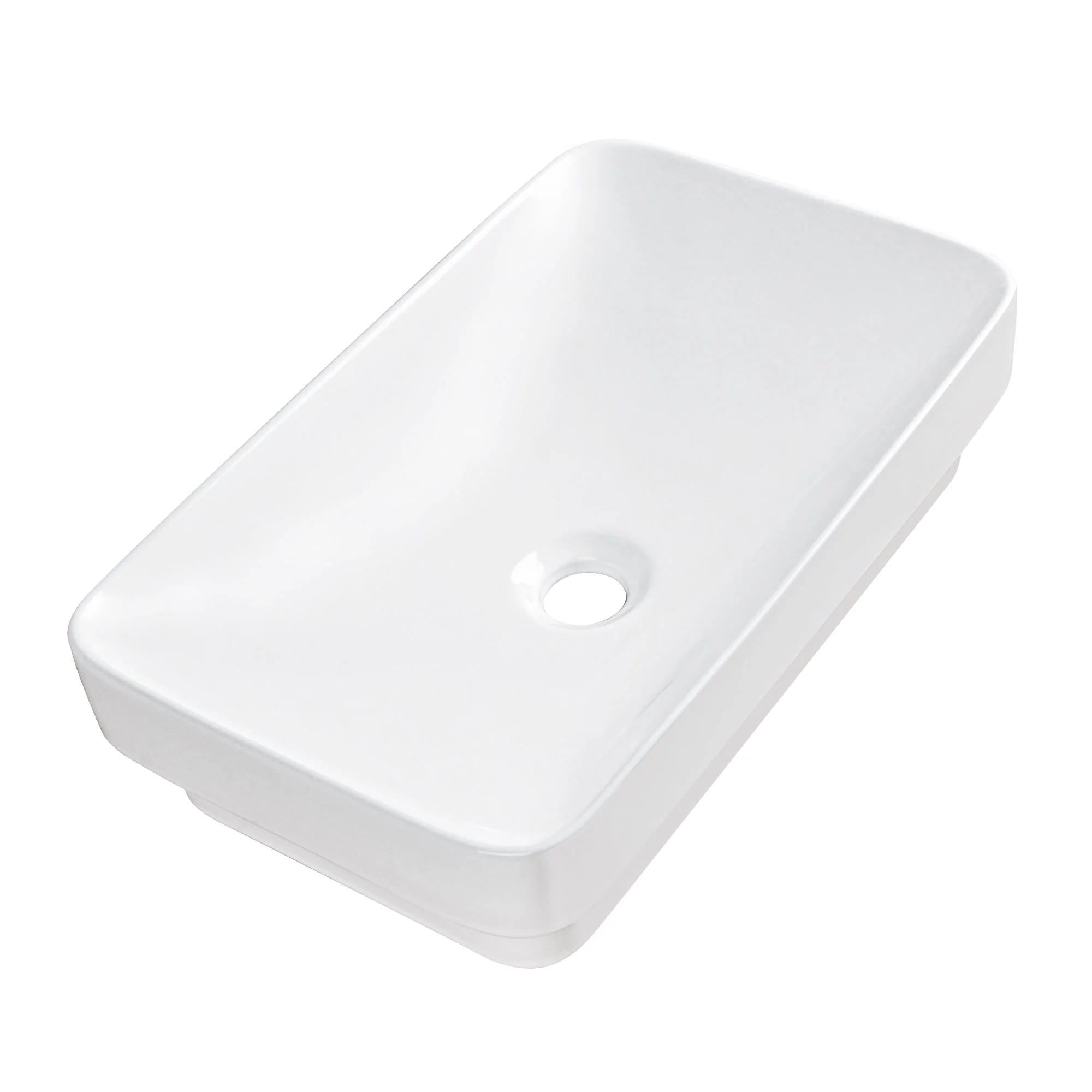 DeerValley DV-1V0047 Vessel Sinks Modern Semi-Recessed Durable Ceramic Easy Clean - Image 6